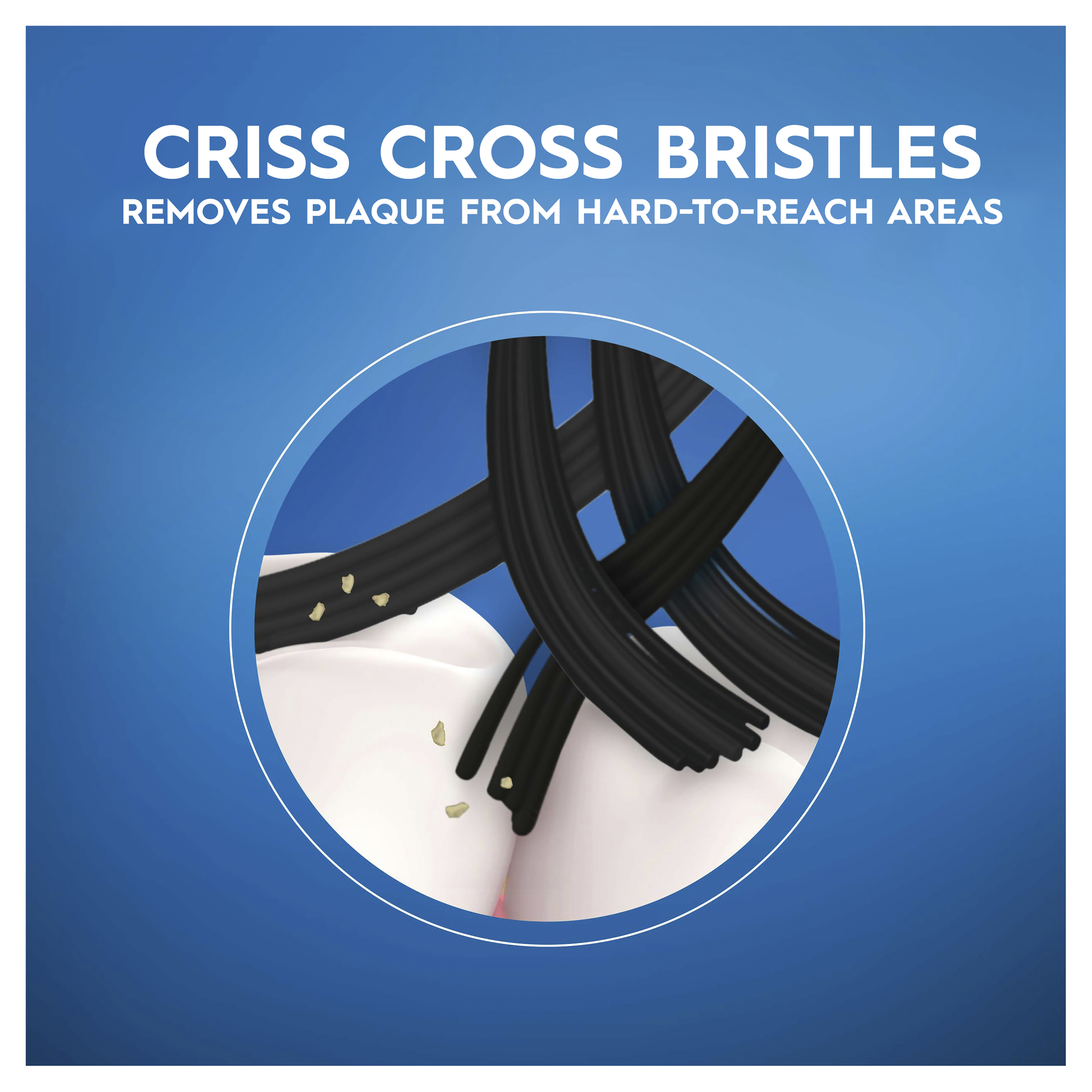 ORAL-B TOOTHBRUSH 3D WHITE CROSS ACTION CHARCOAL  3 PACK - Image 5
