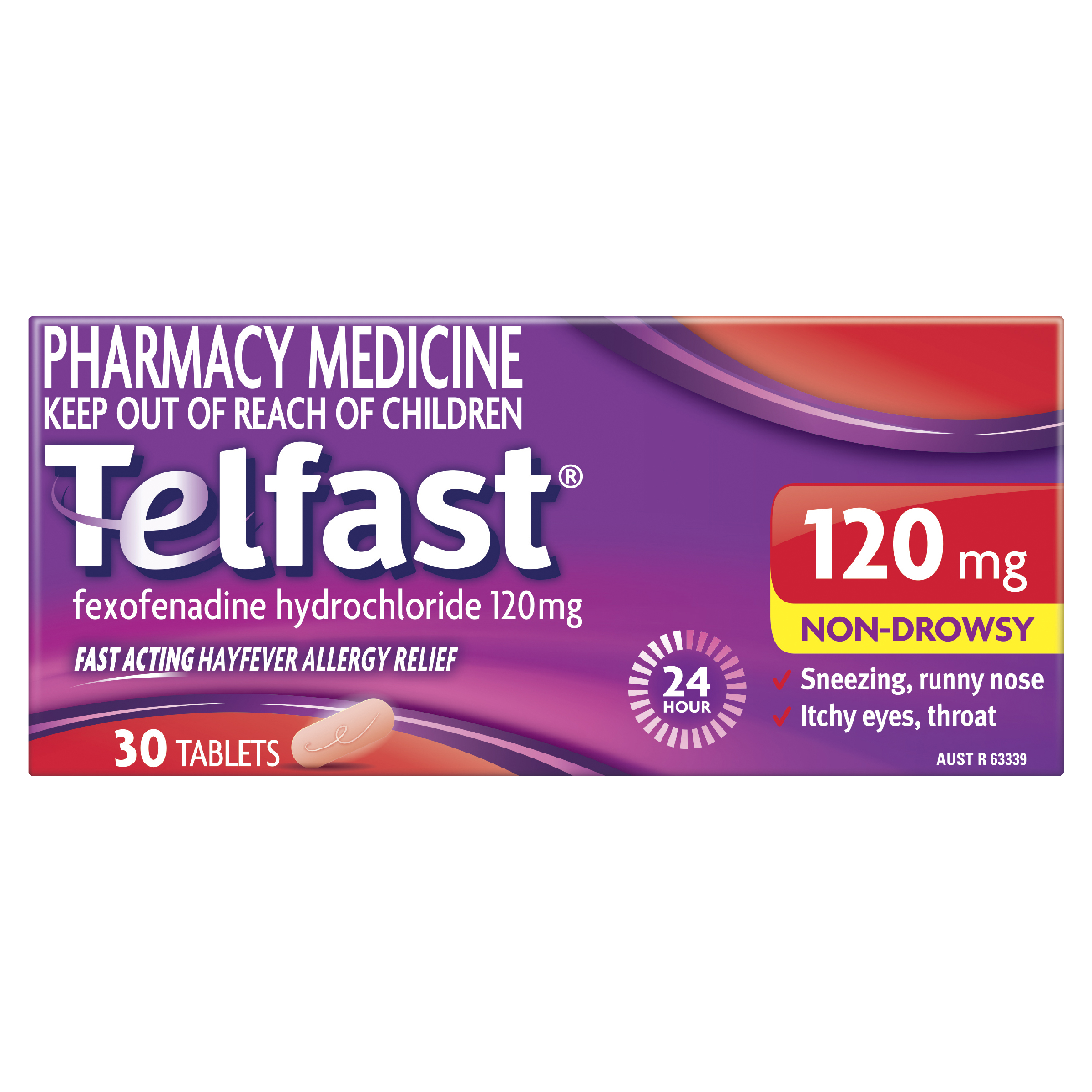 TELFAST 120MG 30 TABLETS
