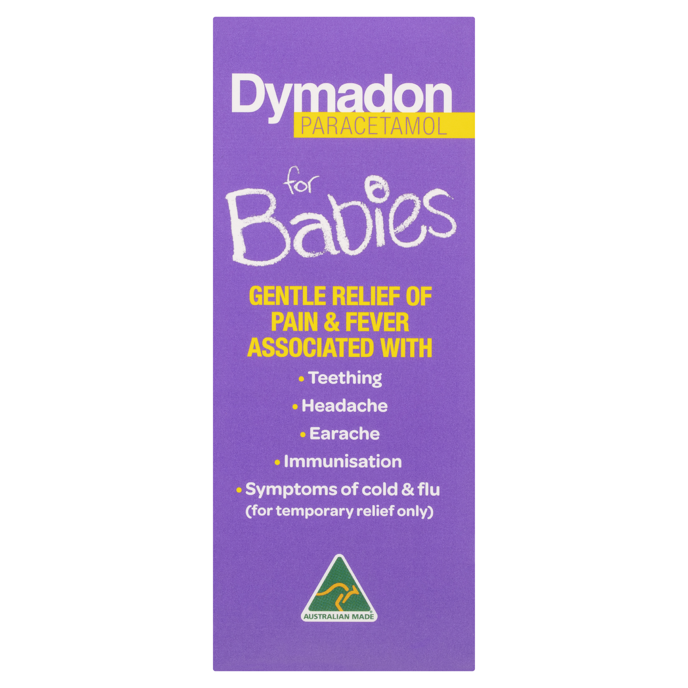 DYMADON FOR BABIES ORANGE 1 MONTH-2 YEARS SUSPENSION 60ML - Image 3