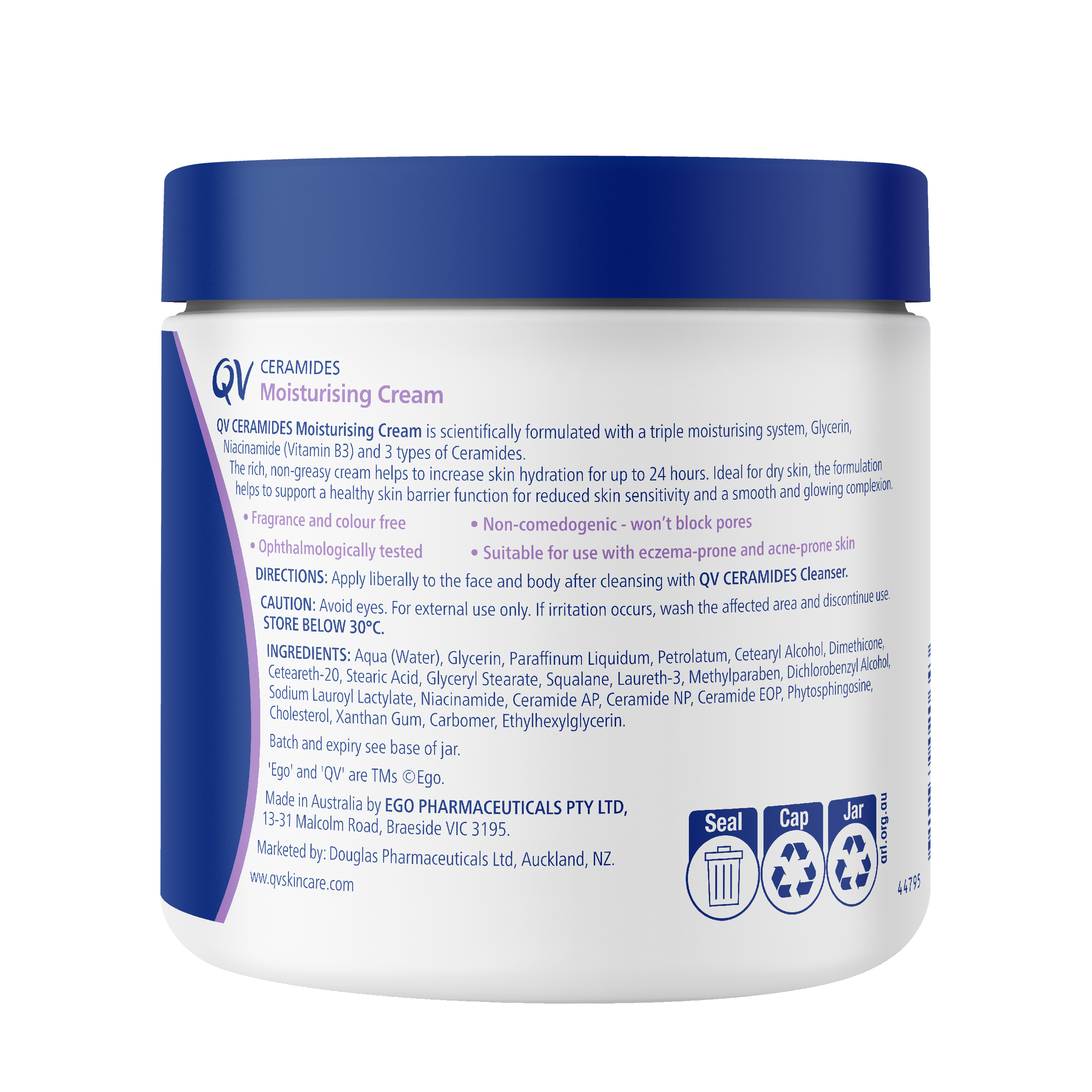 EGO QV CERAMIDES CREAM 500G - Image 2