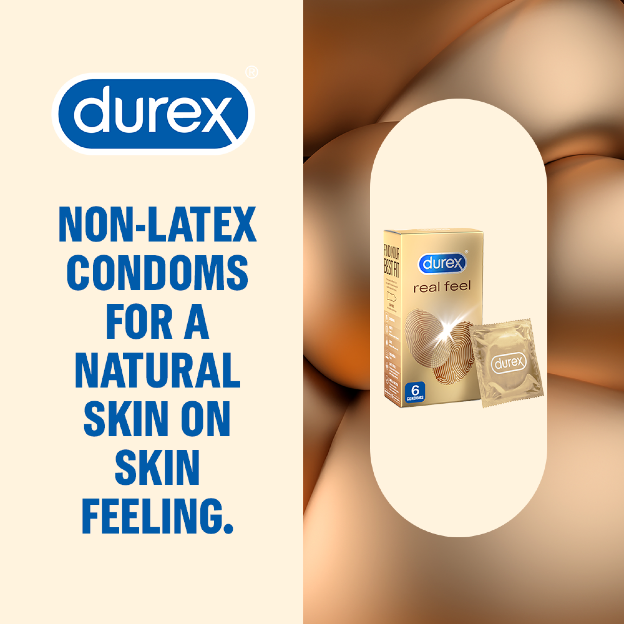 DUREX REAL FEEL CONDOMS 6 PACK - Image 4