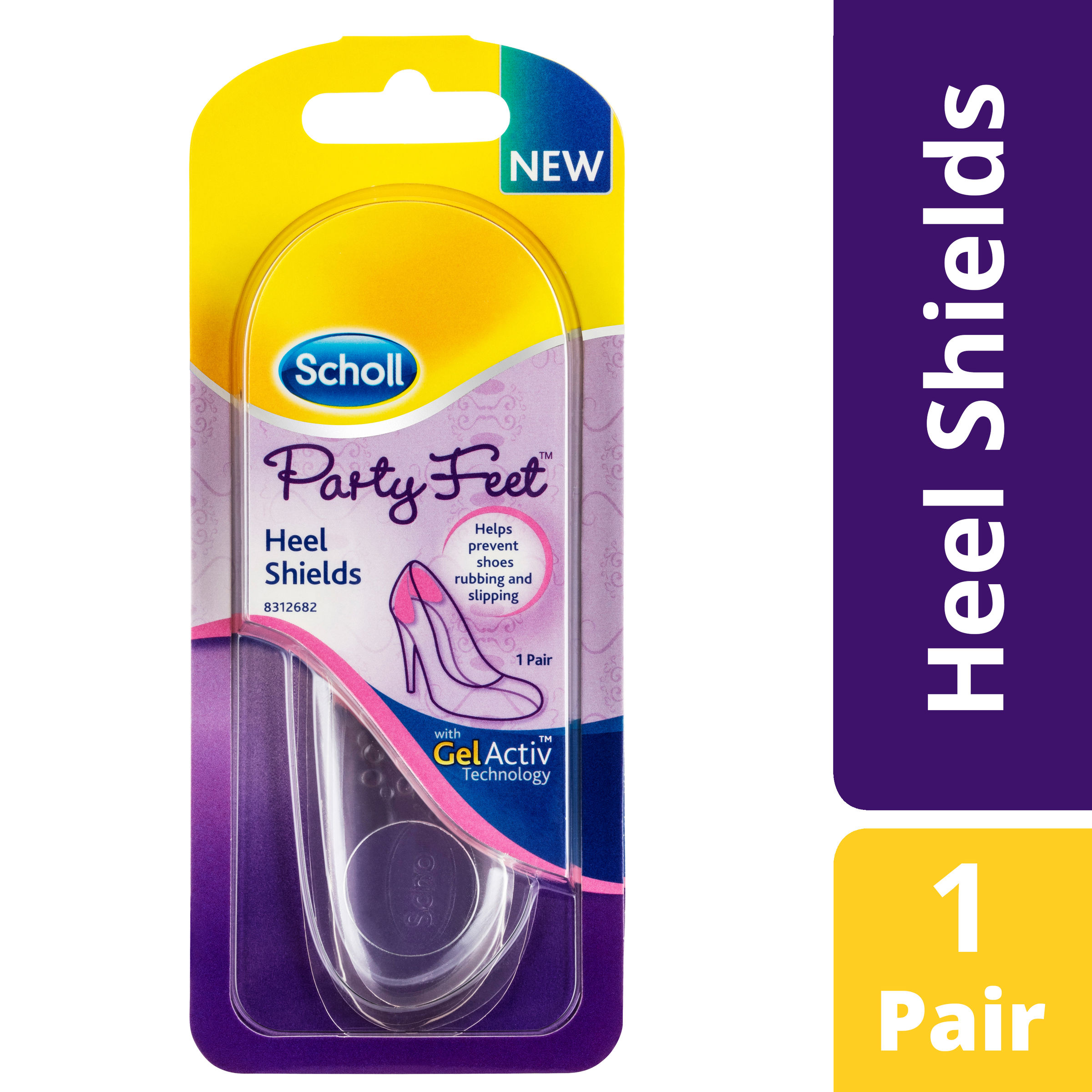 SCHOLL PARTY FEET GEL HEEL SHIELDS 1 PAIR - Image 10