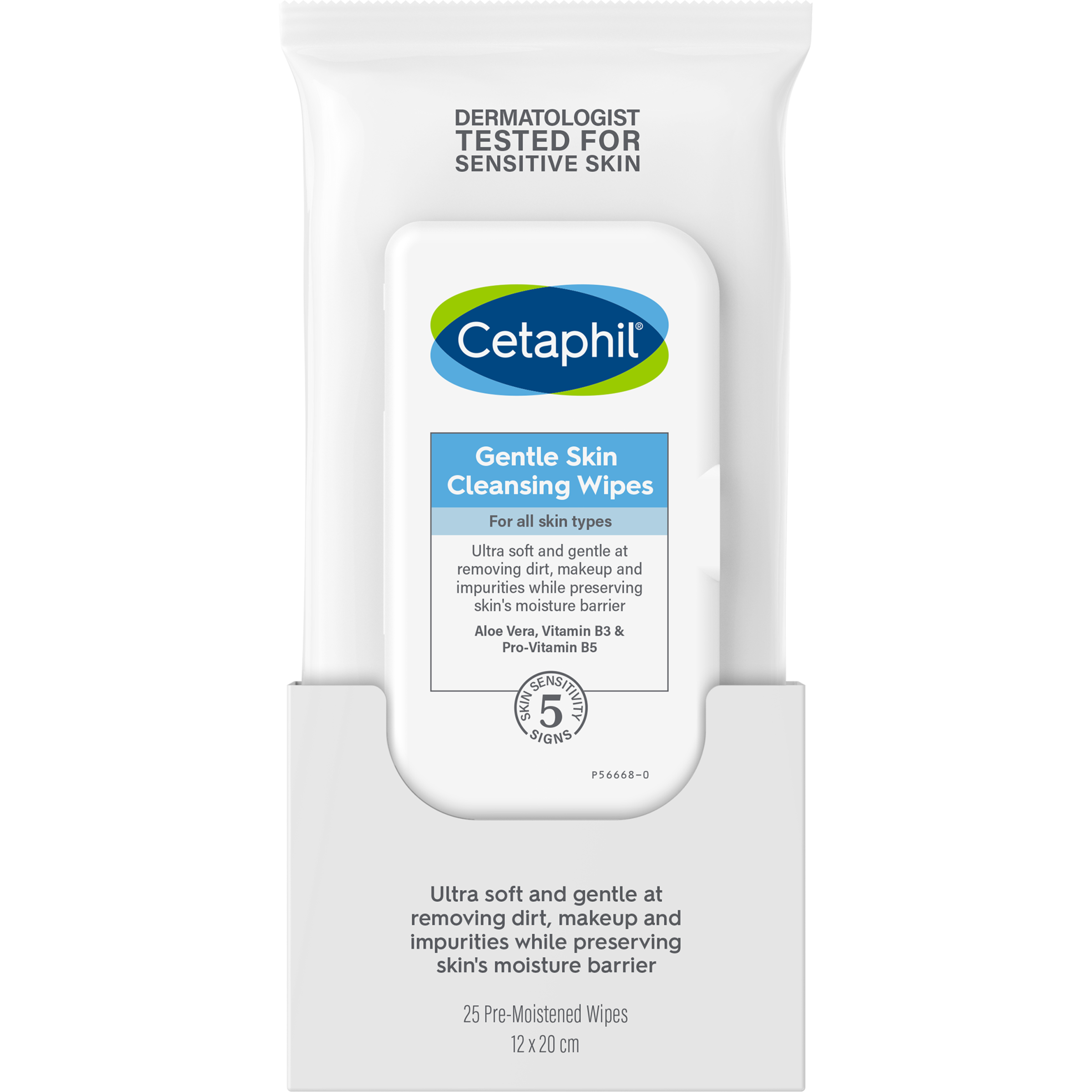 CETAPHIL CLEANSING WIPES 25 PACK