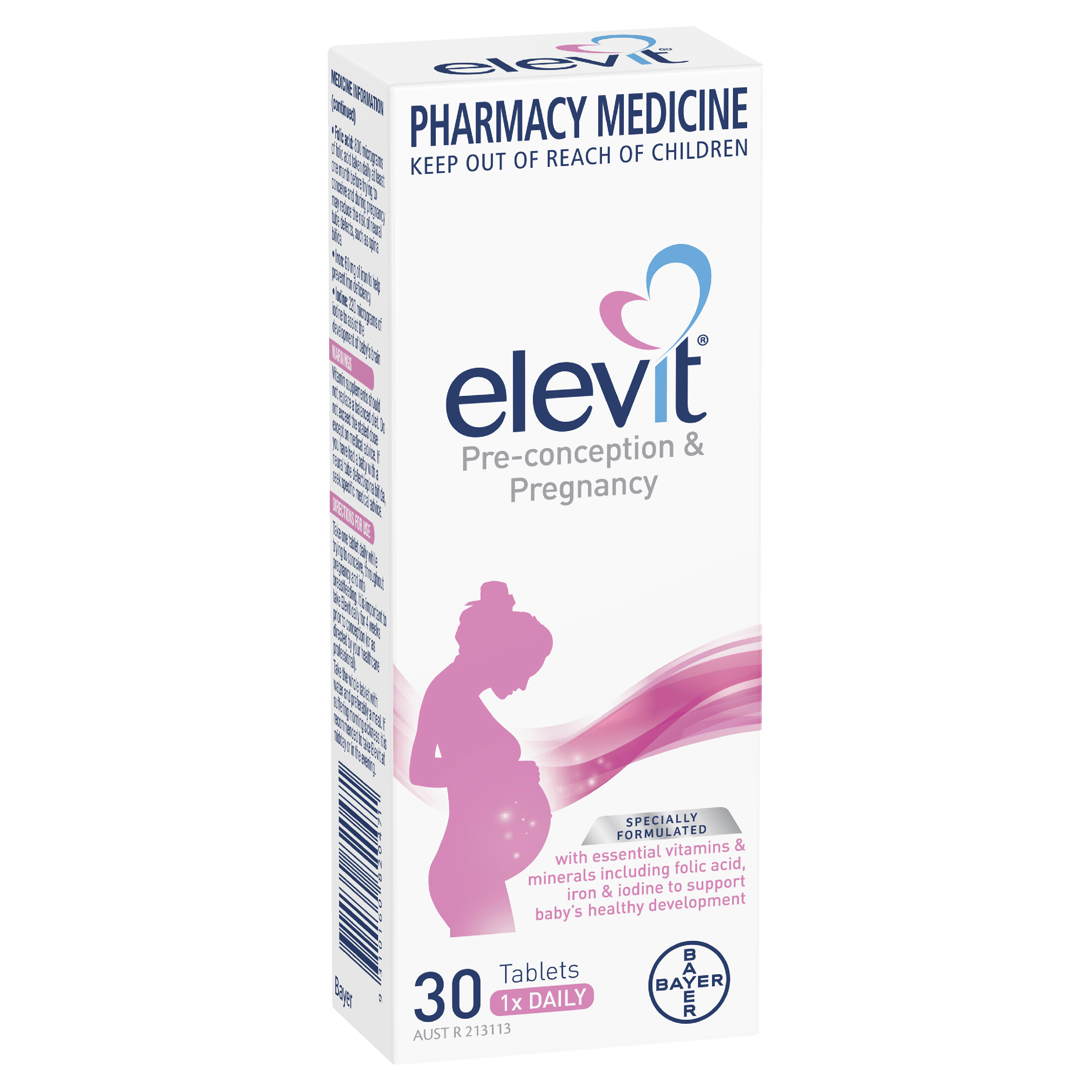 ELEVIT PRE-CONCEPTION & PREGNANCY 30 TABLETS