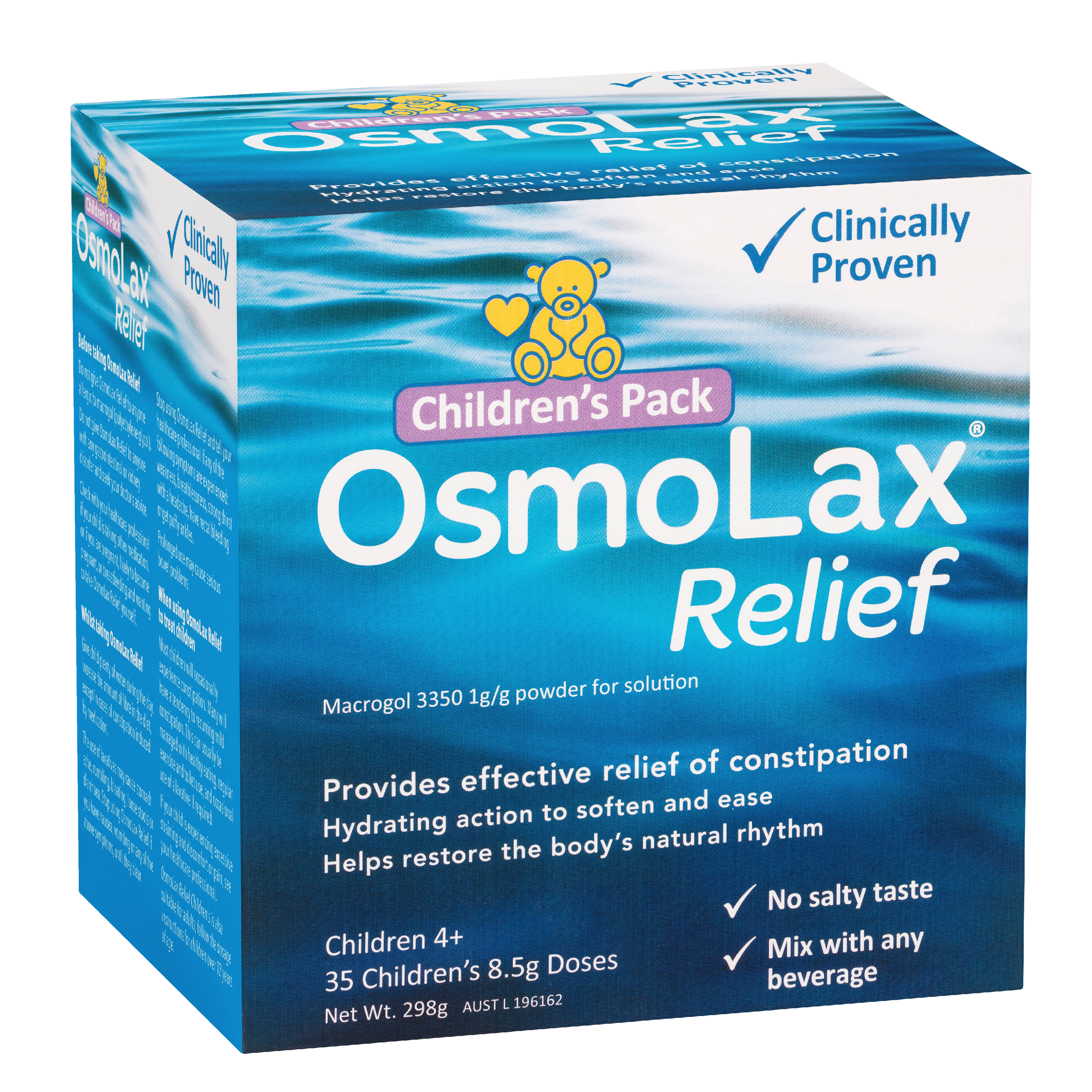 OSMOLAX RELIEF CHILDRENS298G  35 DOSES