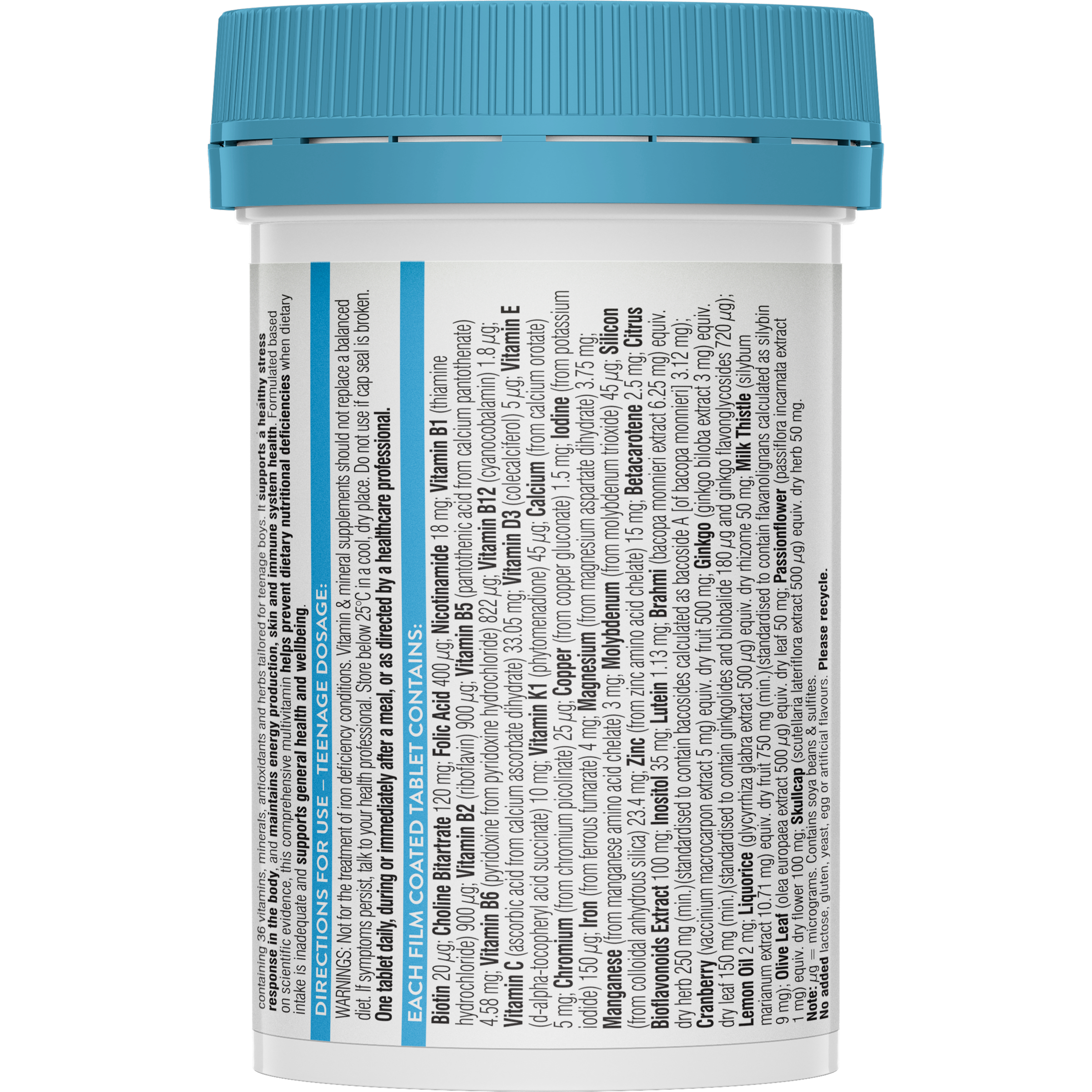SWISSE ULTIVITE MENS TEENAGE TAB 60 - Image 2