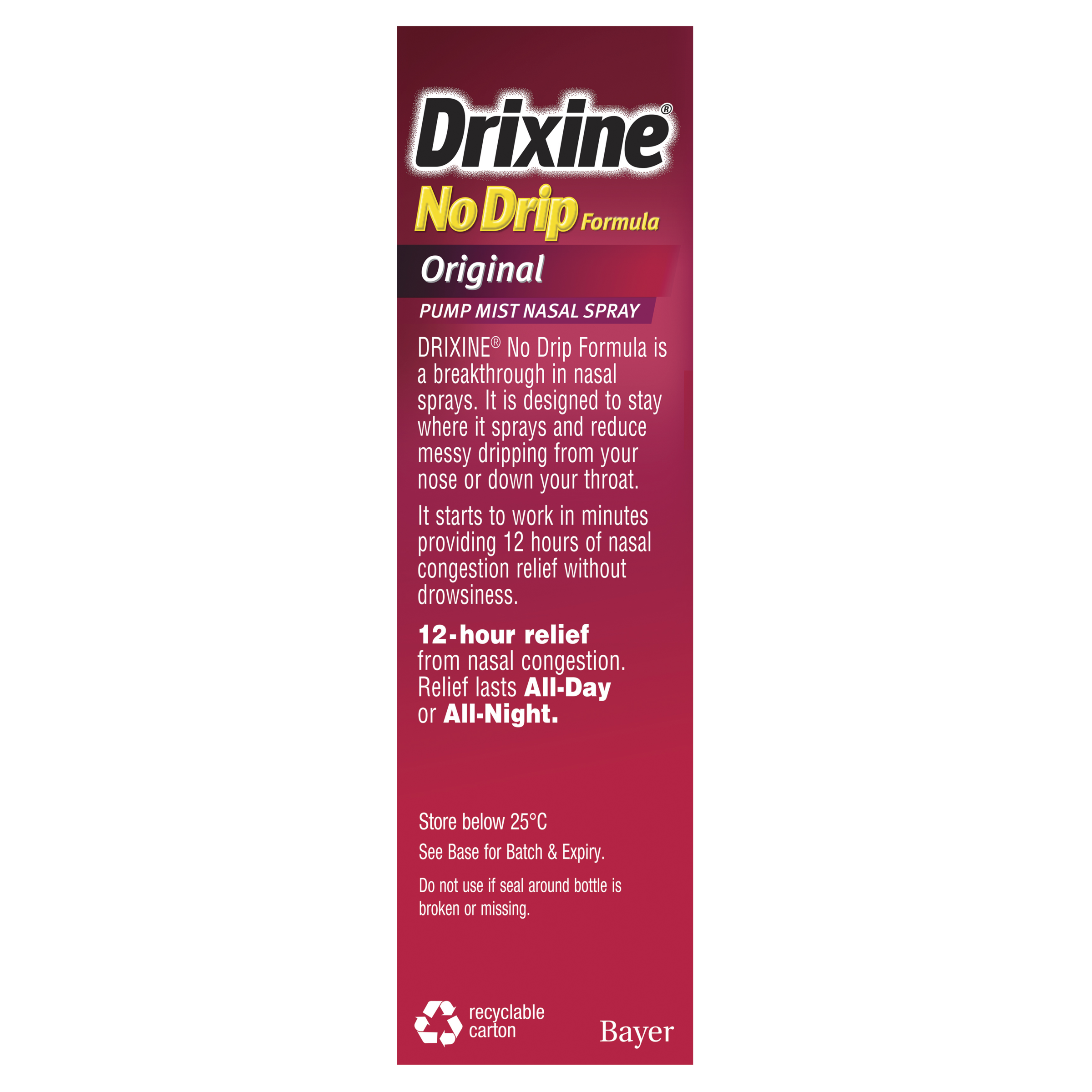 DRIXINE NO DRIP NASAL SPRAY 15ML - Image 5