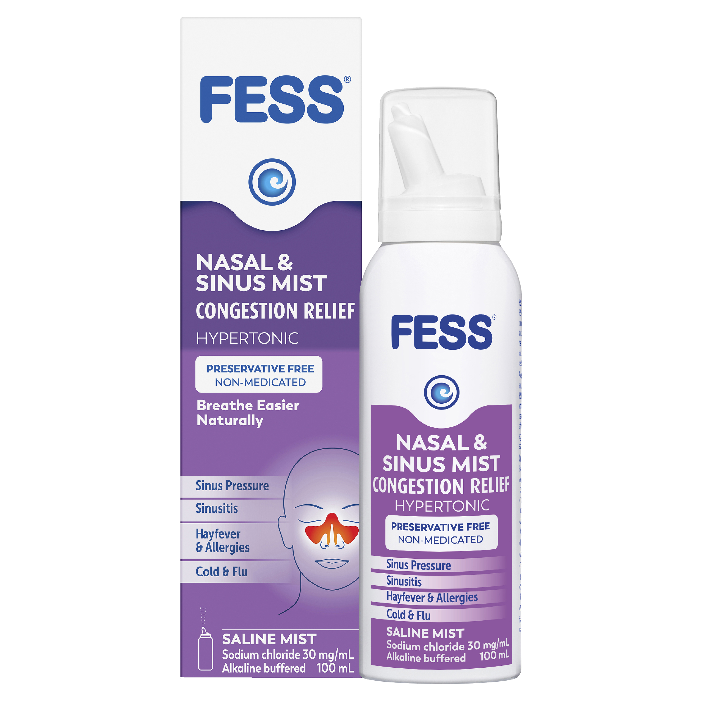 FESS SINU-CLEANSE HYPERTONIC SPRAY 100ML - Image 11