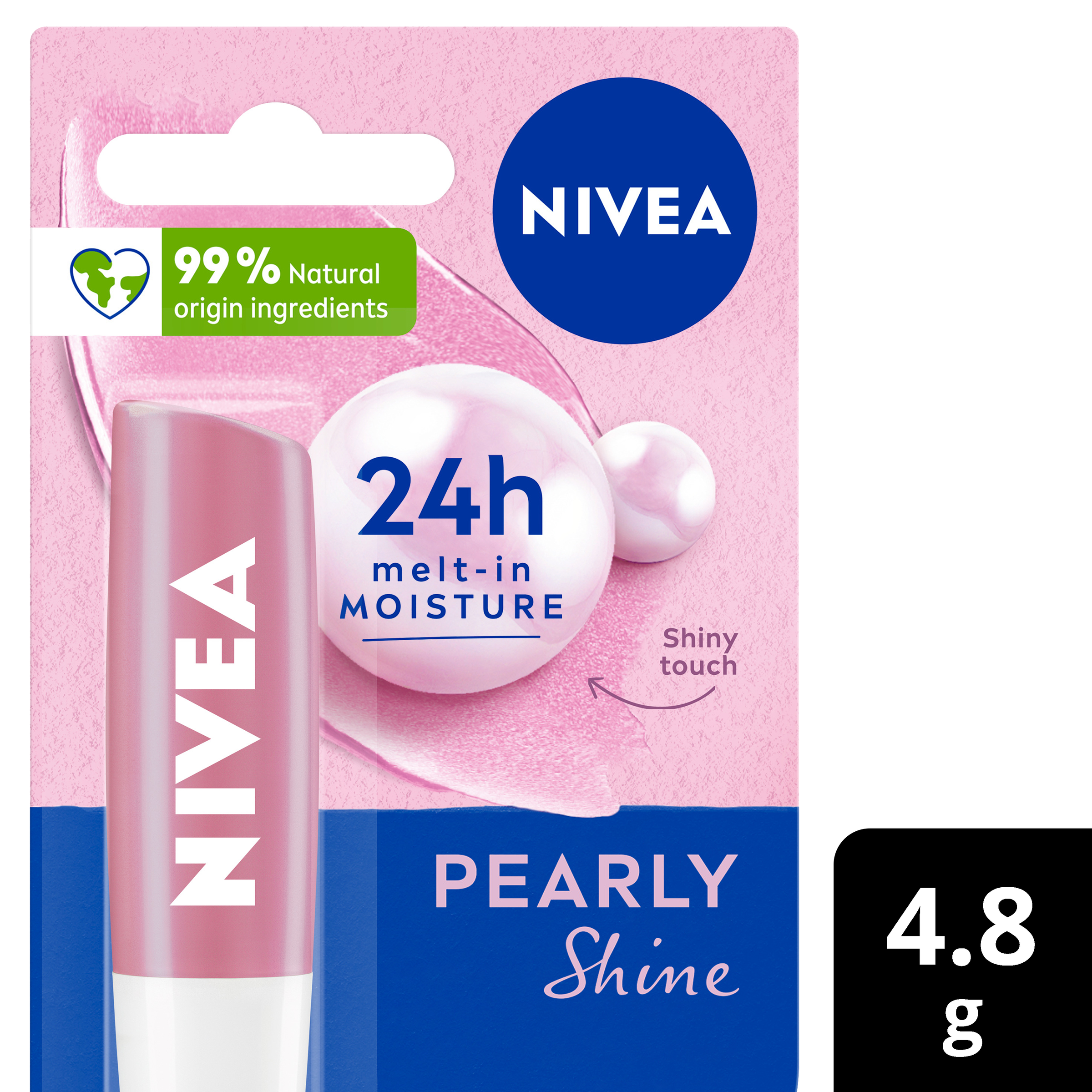 NIVEA LIP BALM STICK PEARLY SHINE 4.8G - Image 8