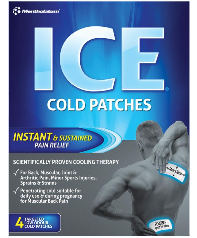 MENTHOLATUM ICE COLD PATCHES 4 PACK