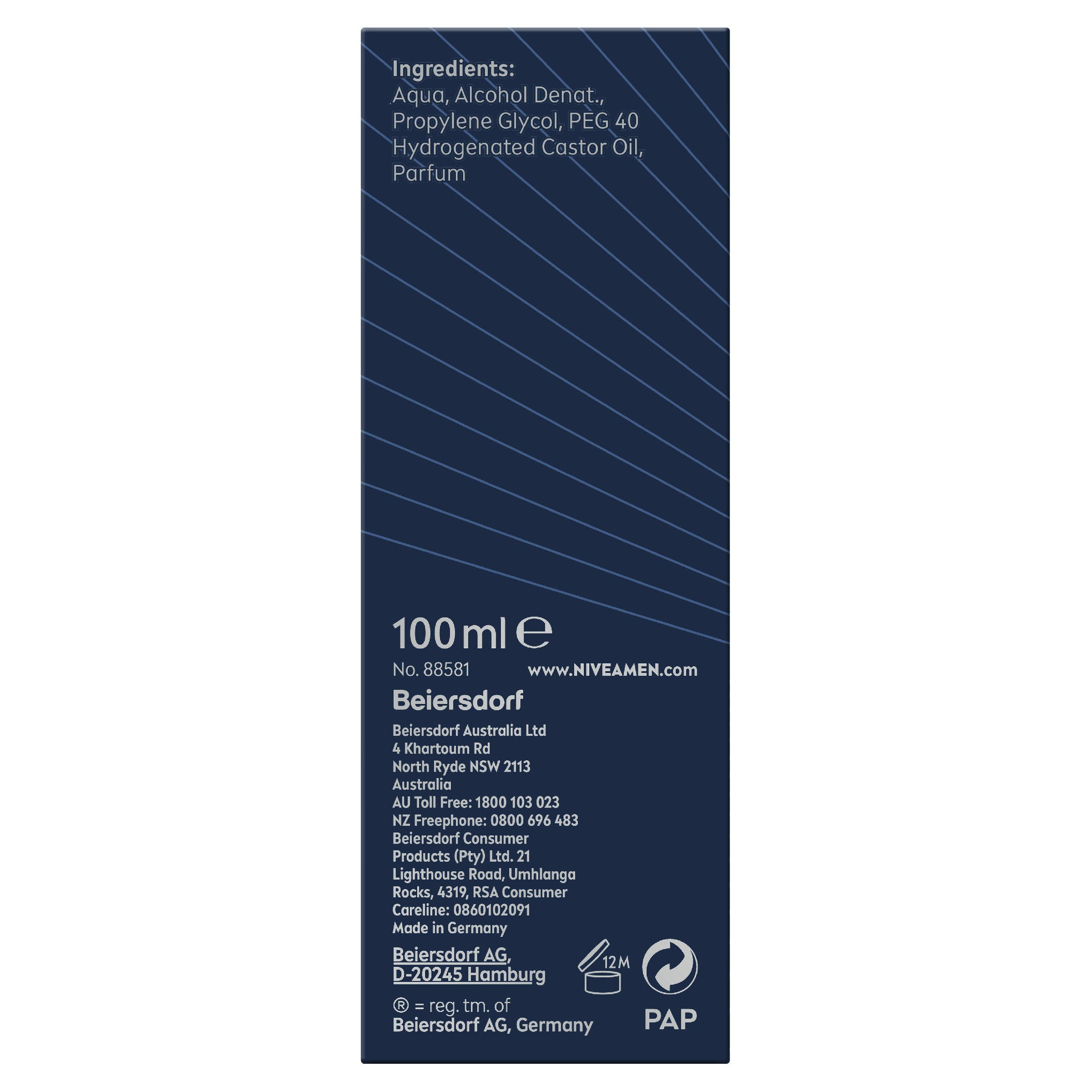 NIVEA MEN DEEP AFTER SHAVE LOTION 100ML - Image 10