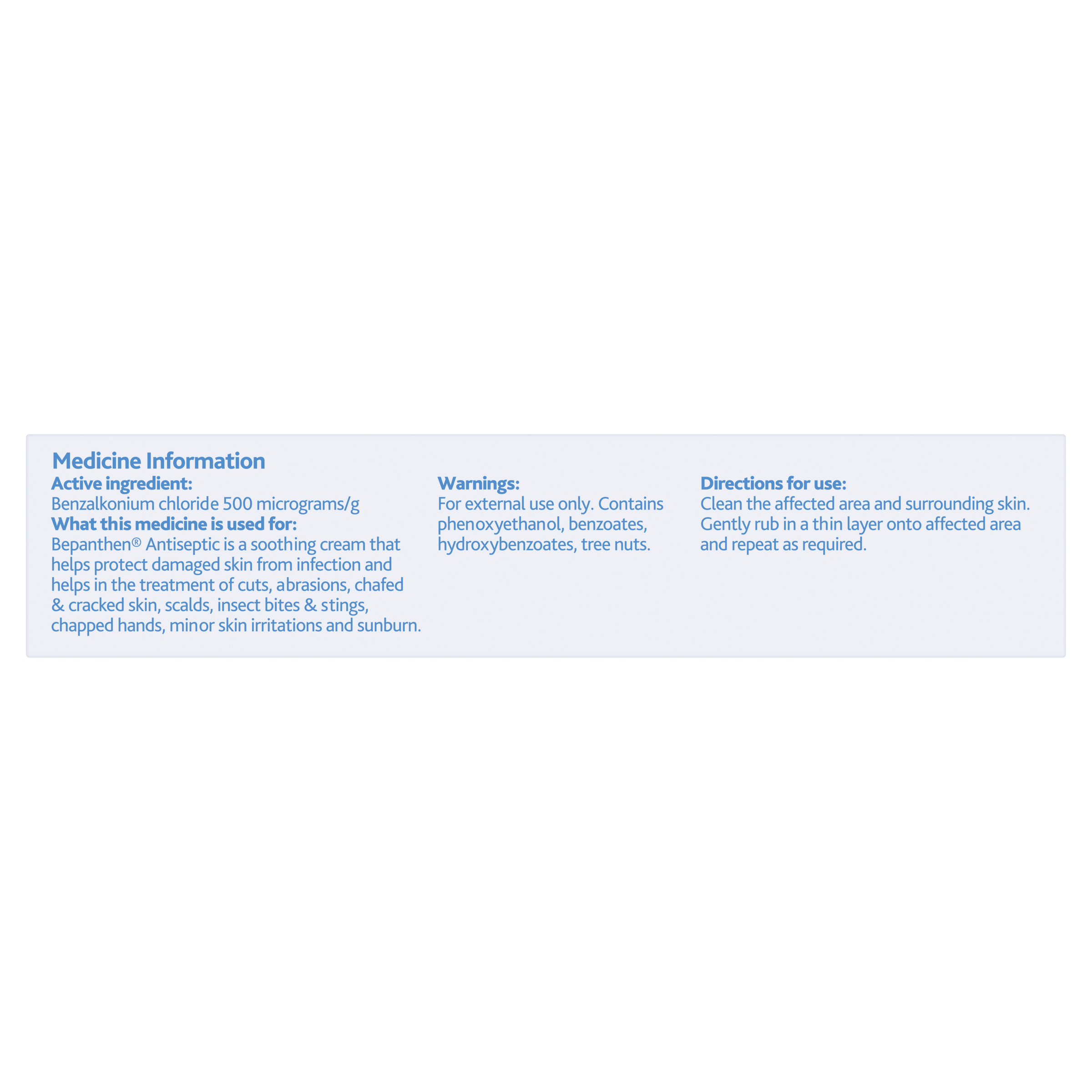 BEPANTHEN  ANTISEPTIC CREAM 100G - Image 7