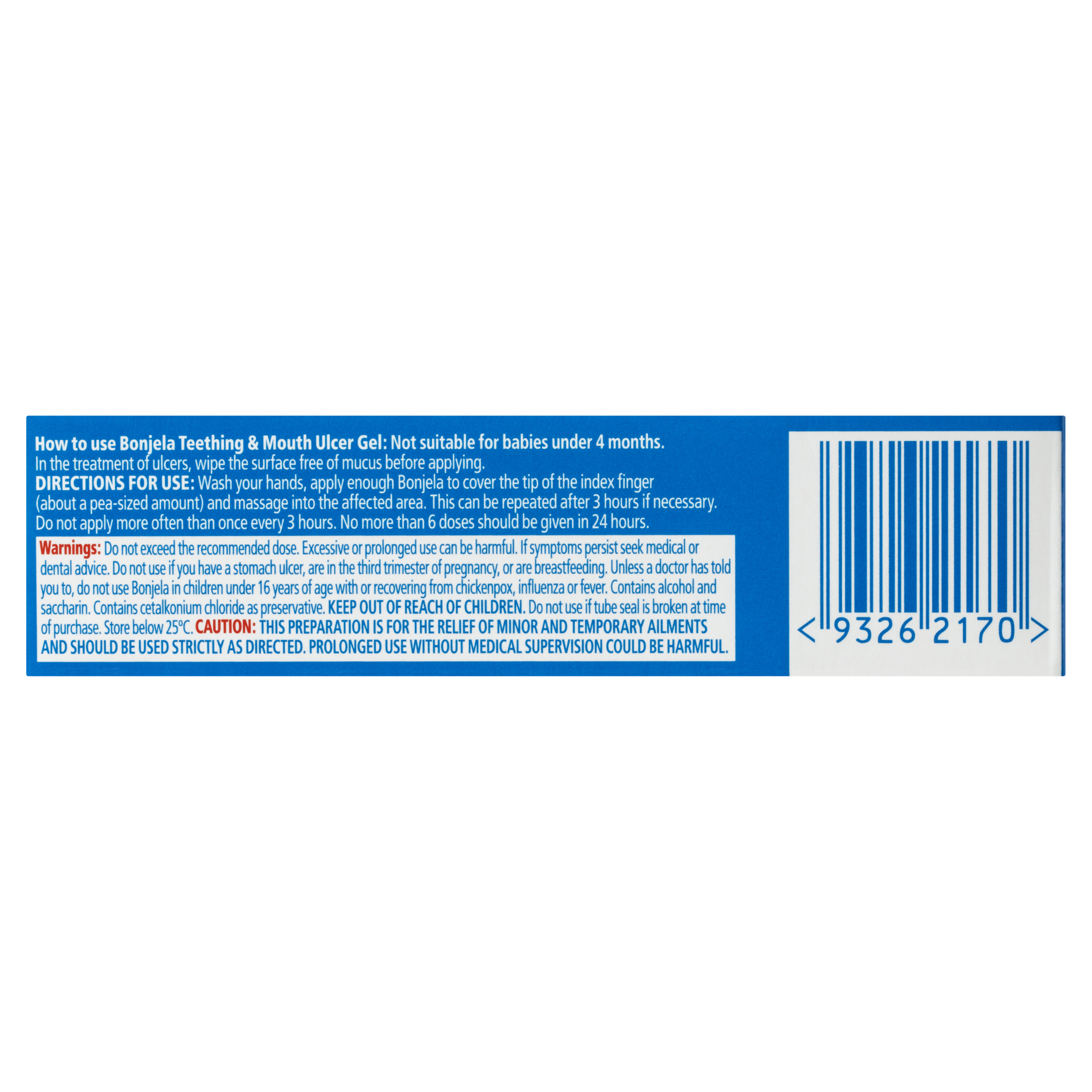 BONJELA TEETHING & MOUTH ULCER GEL 15G - Image 4