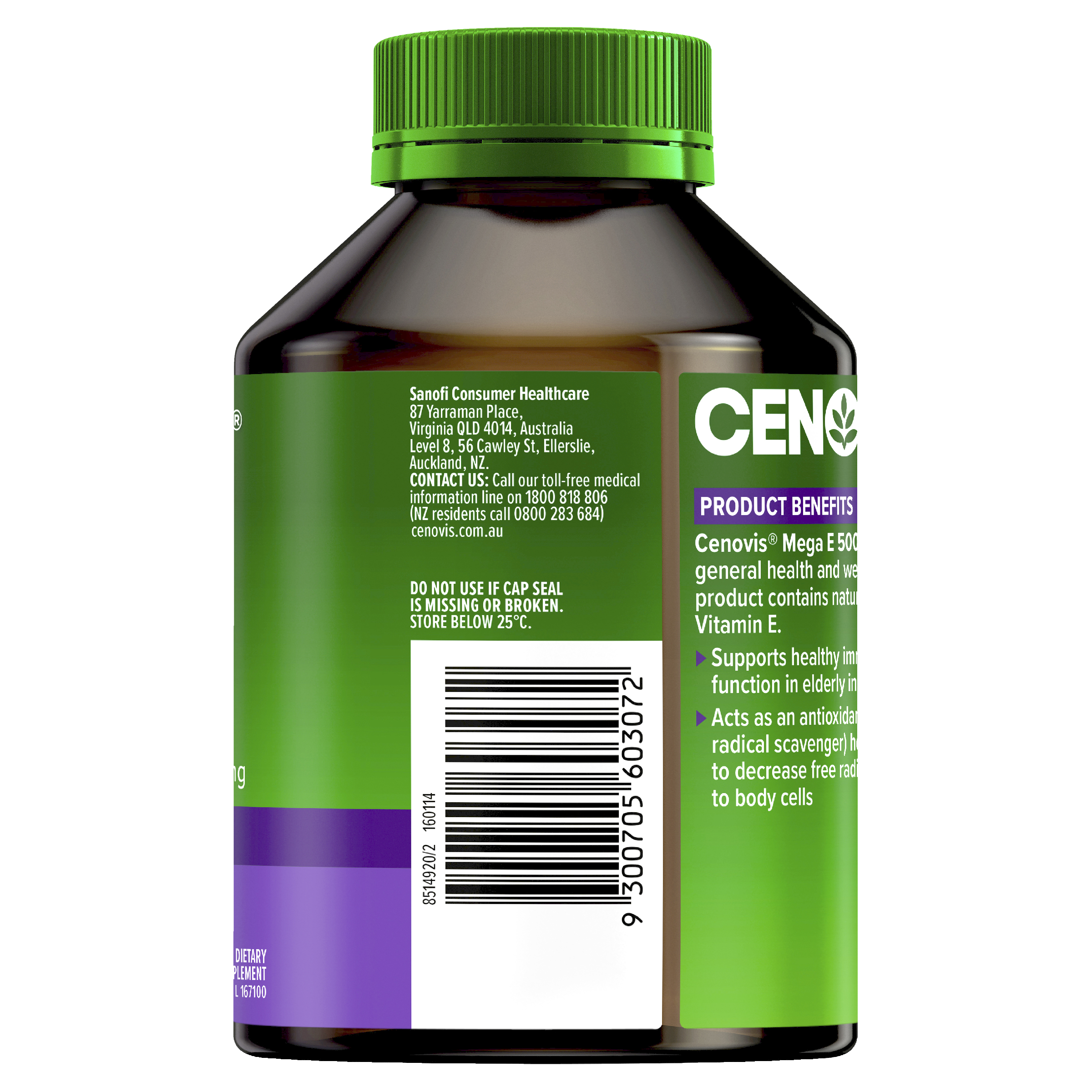 CENOVIS MEGA E 500UI 250 CAPSULES - Image 4