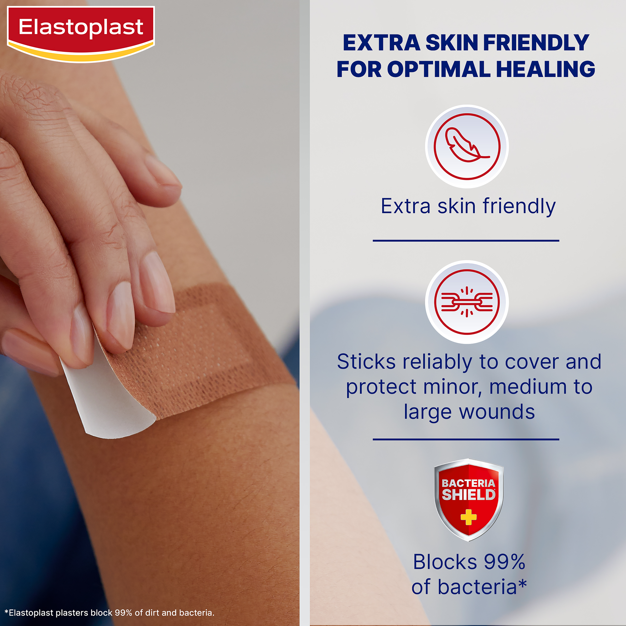 ELASTOPLAST SENSITIVE STRIPS MEDIUM 20 PACK - Image 4
