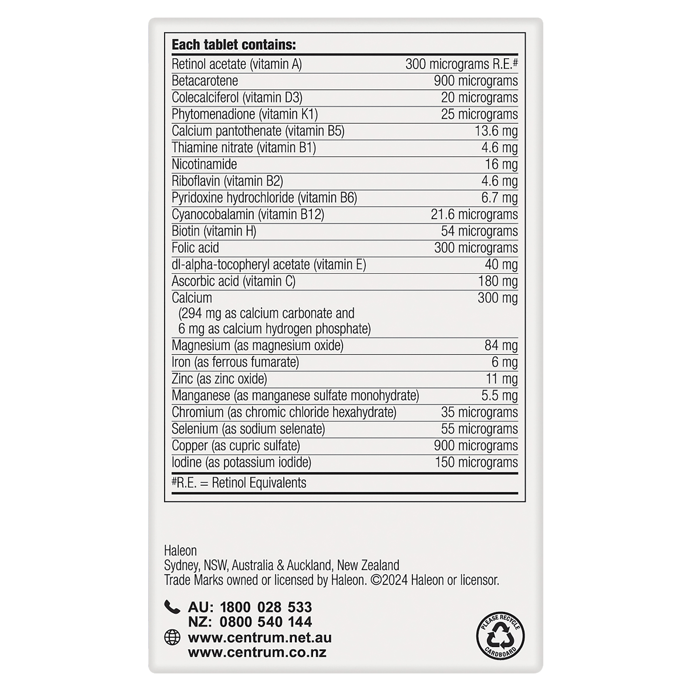 CENTRUM FOR MEN 60 TABLETS - Image 4