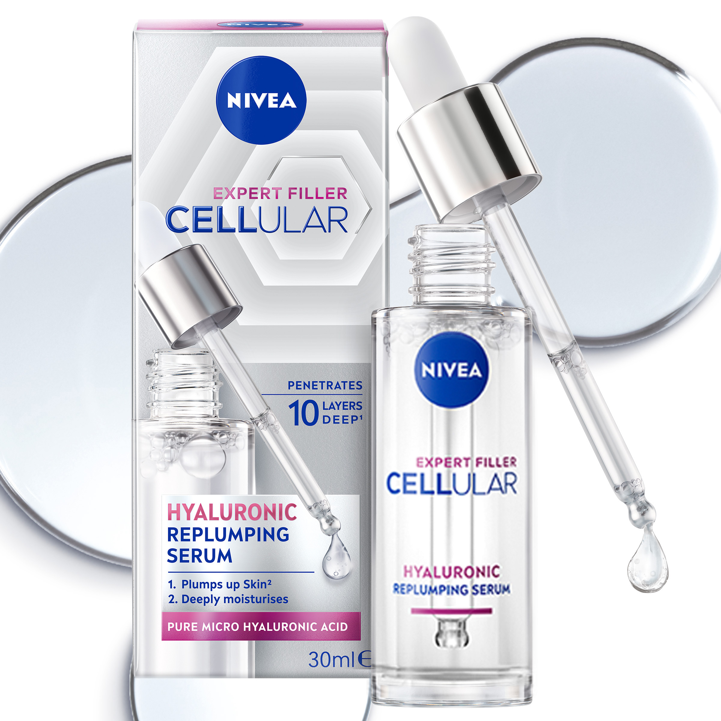 NIVEA CELLULAR HYALURONIC SERUM 30ML - Image 4