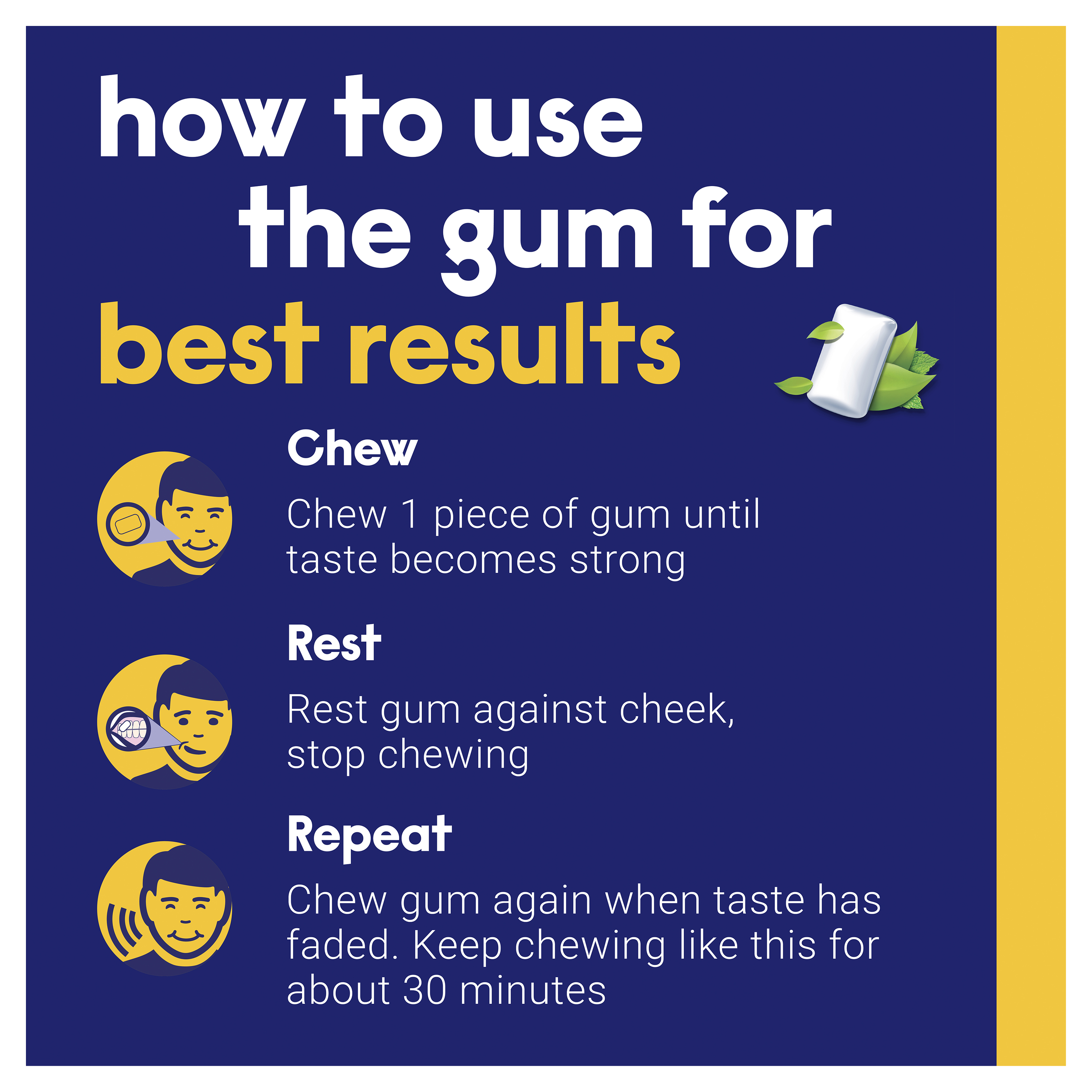 NICABATE EXTRA FRESH 4MG GUM 100 PACK - Image 7