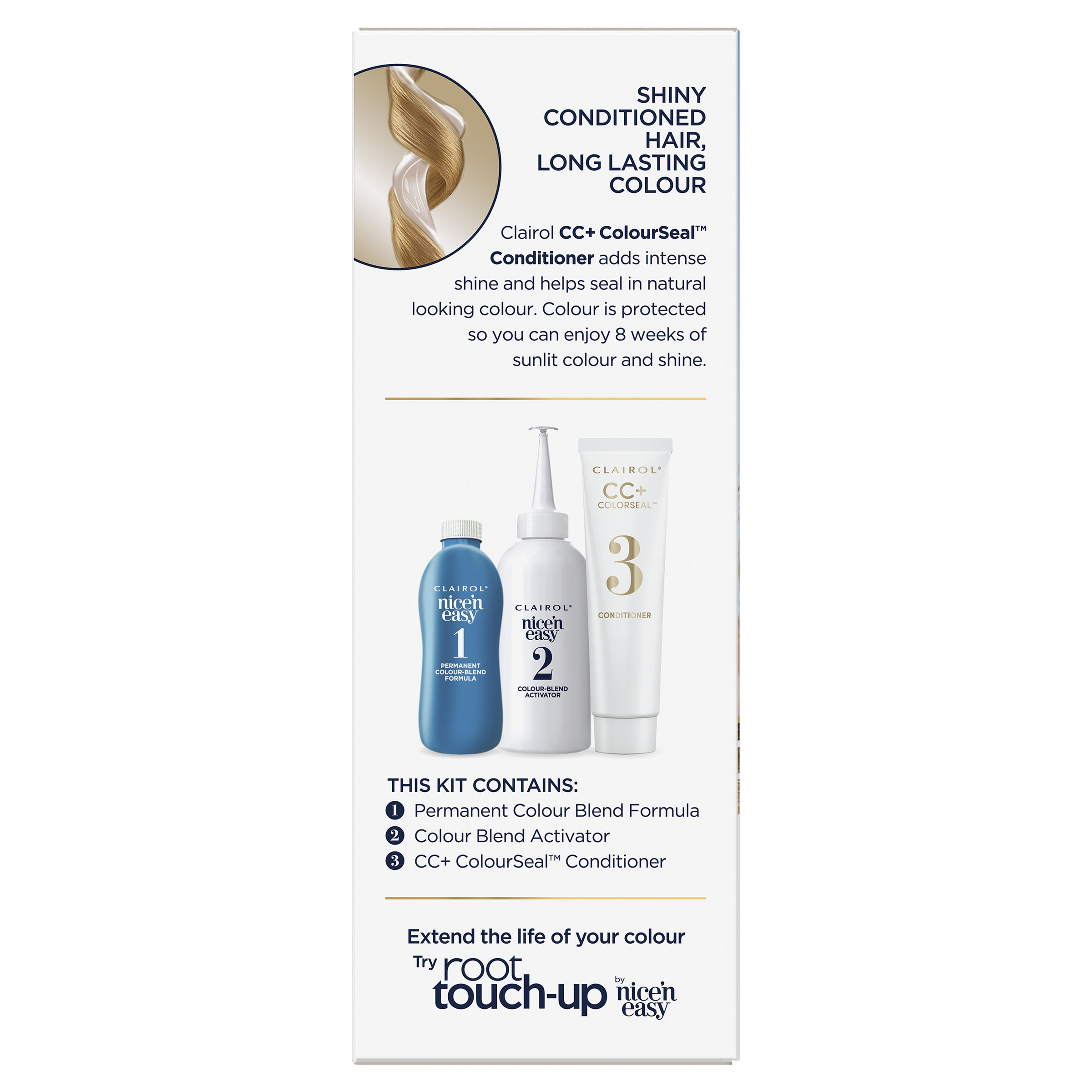 CLAIROL NICE N EASY 8 NATURAL MEDIUM BLONDE - Image 3