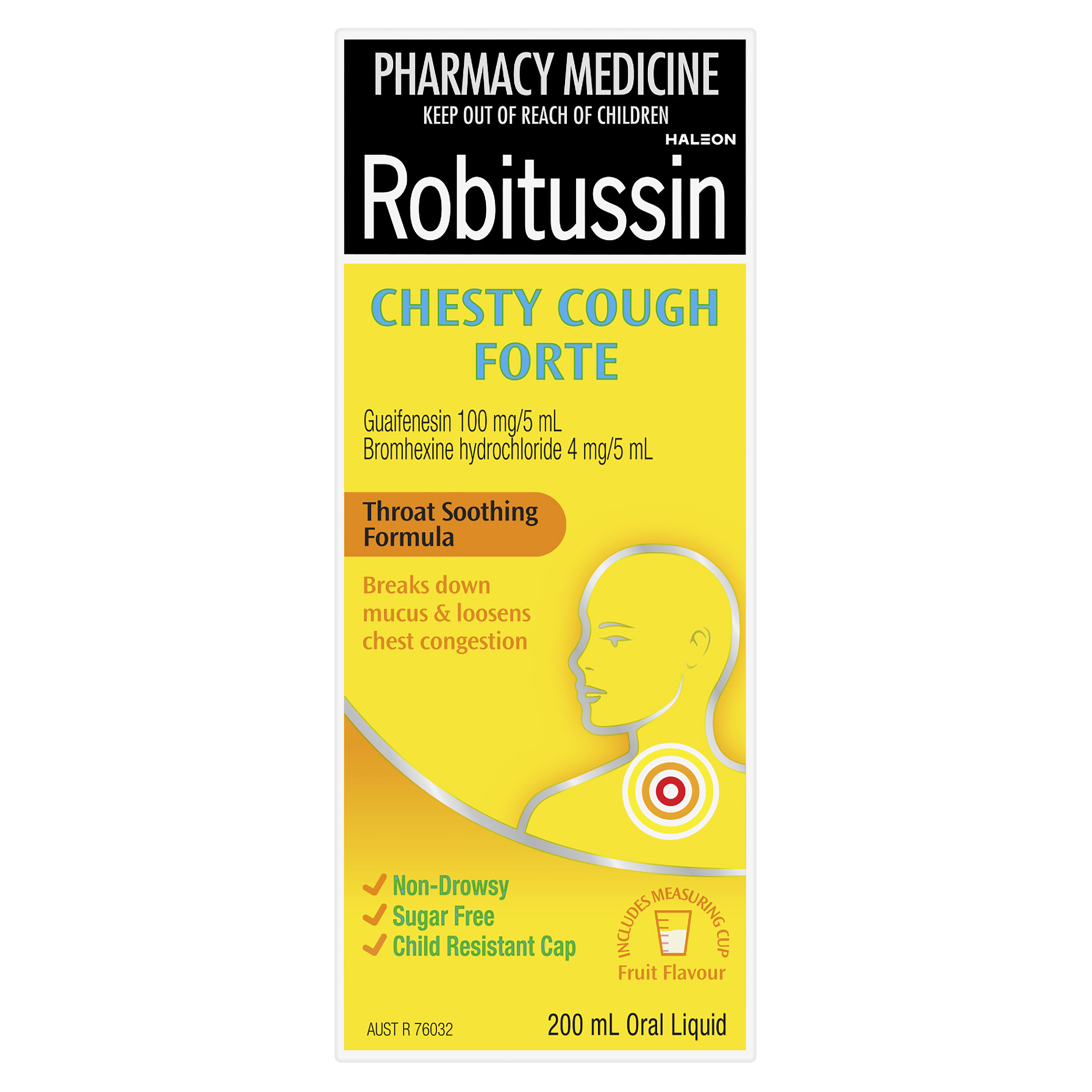 ROBITUSSIN CHESTY COUGH FORTE 200ML - Image 2