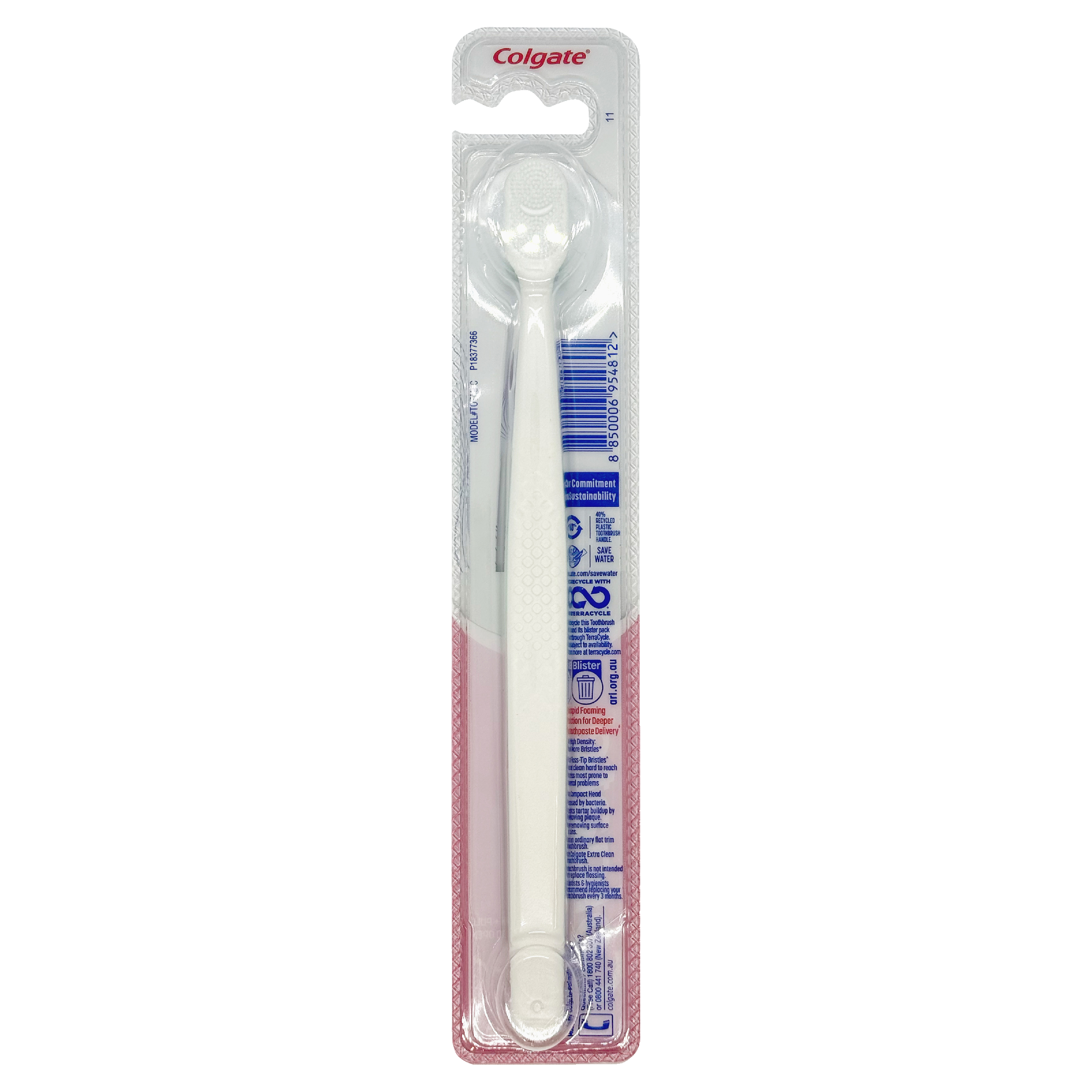 COLGATE TOOTHBRUSH TOTAL FOAMING CLEAN MEDIUM 1 PACK - Image 2