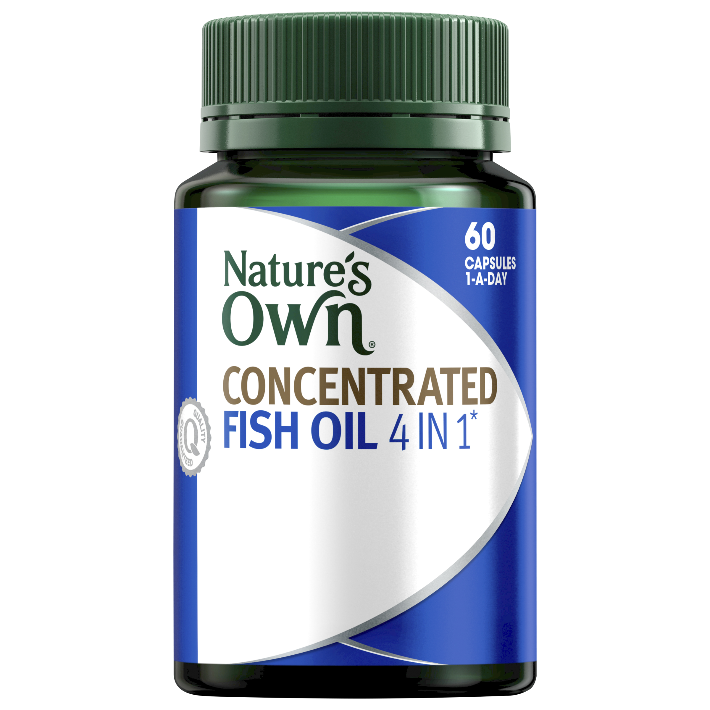 NATURES OWN CONCENTRATED FISH OIL 4 IN 1 60 CAPSULES - Image 11