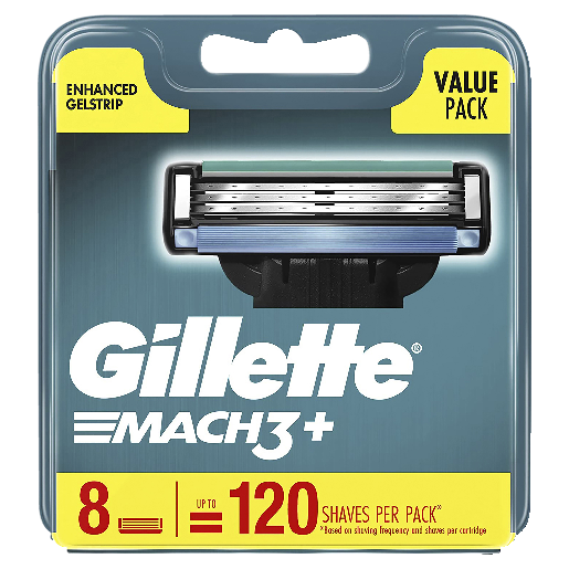 GILLETTE MACH3 REFILL BLADES 8 PACK