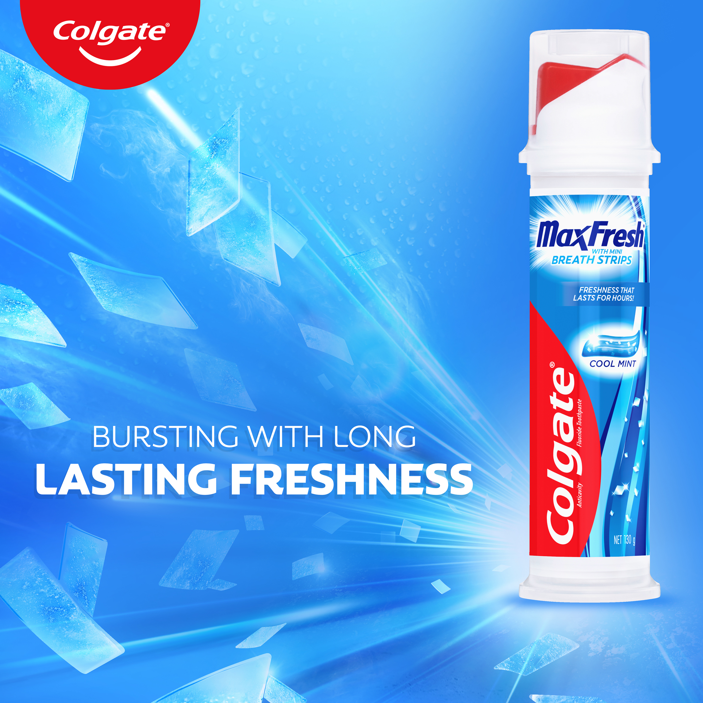 COLGATE TOOTHPASTE COOLMINT PUMP 130G - Image 7