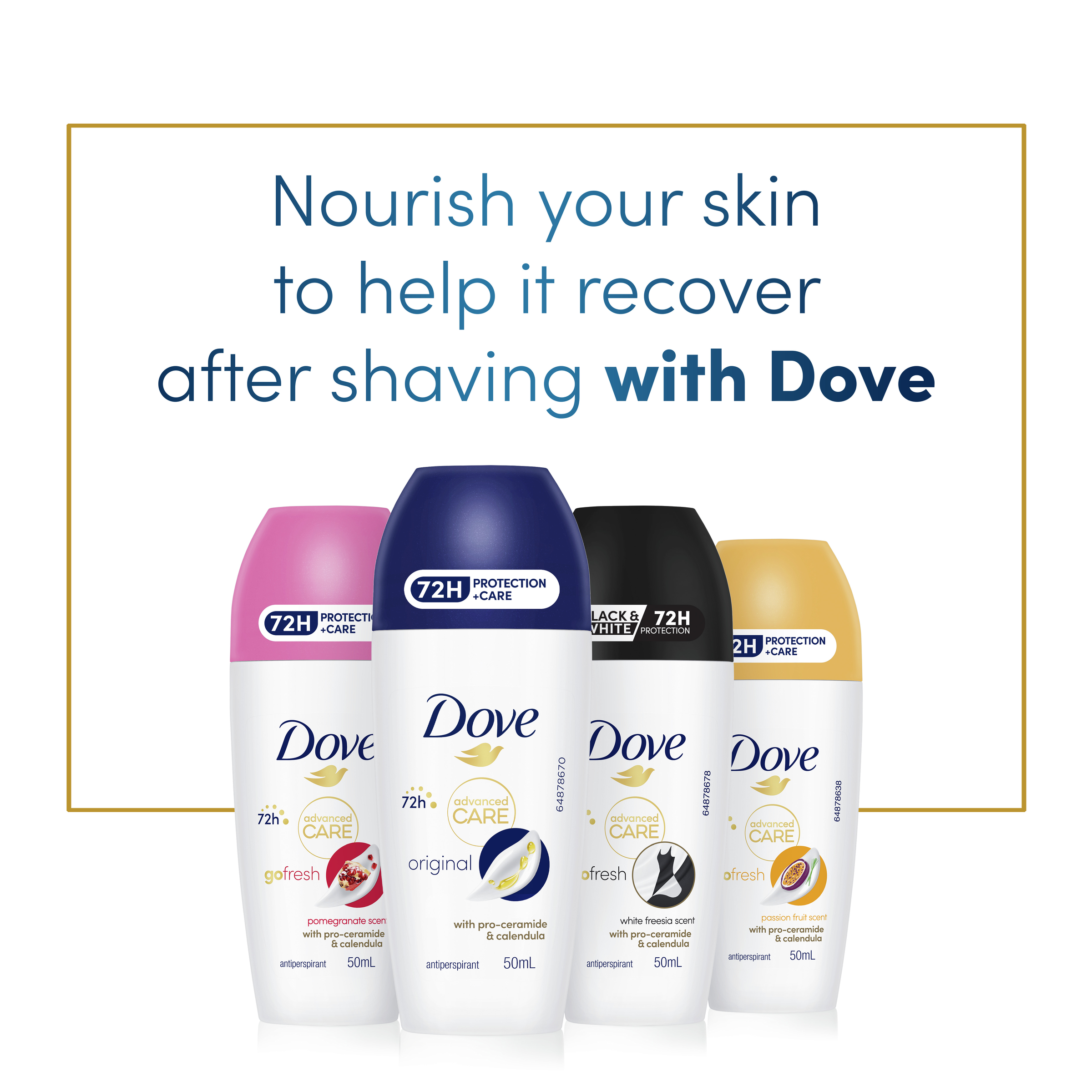 DOVE WOMEN ANTIPERSPIRANT ADVANCED ORIGINAL ROLL ON 50ML - Image 5