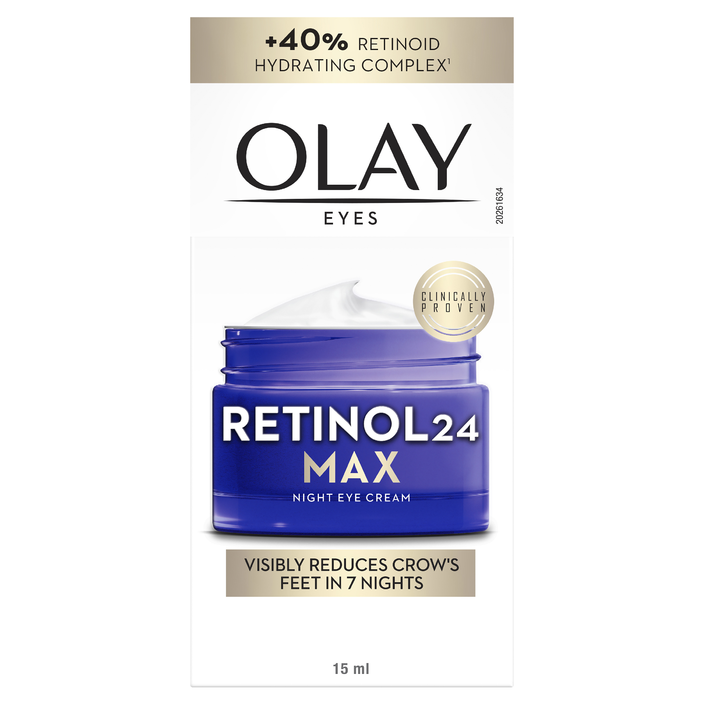 OLAY REGENERIST RETINOL 24 MAX EYE CREAM 15ML - Image 2