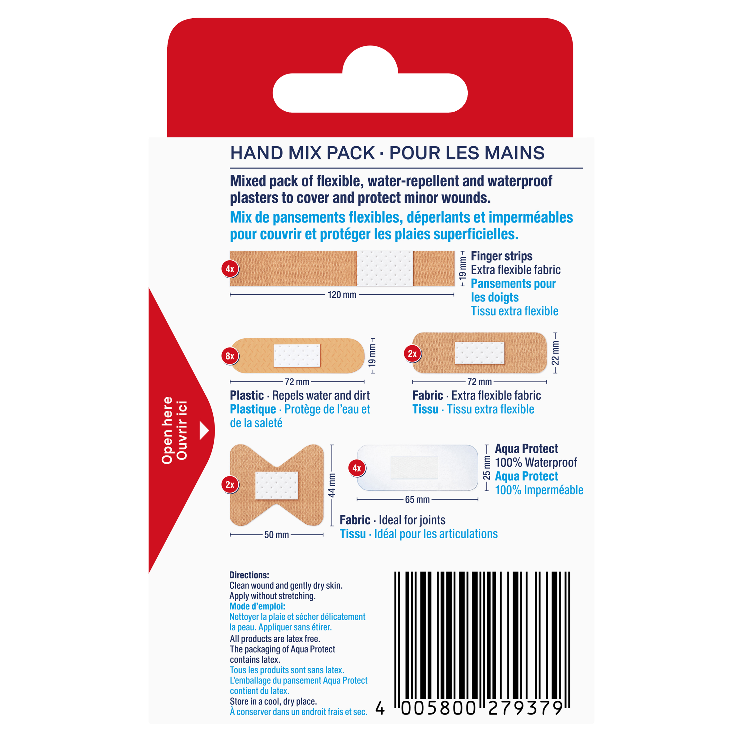 ELASTOPLAST HAND MIX STRIPS 20 PACK - Image 2