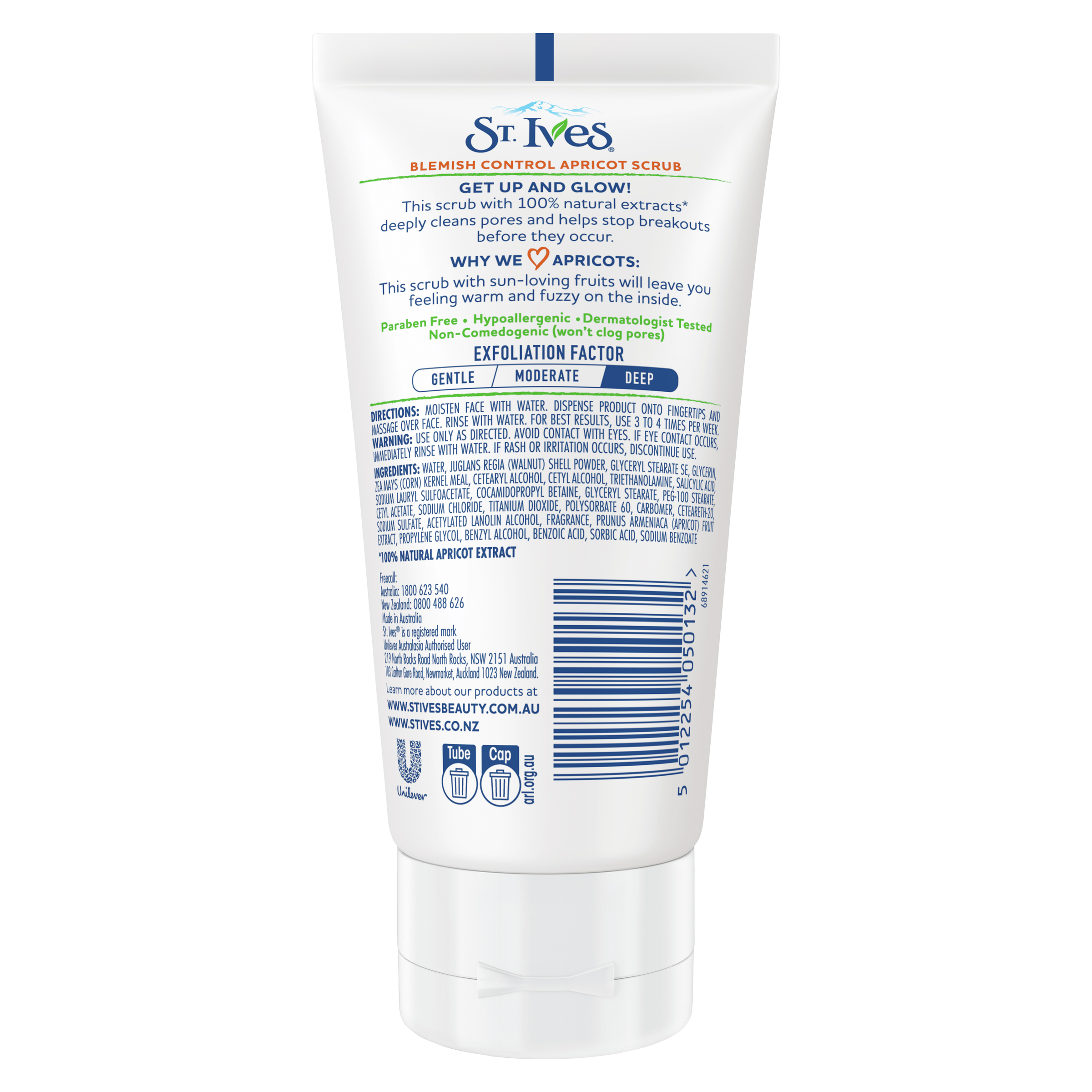 ST IVES APRICOT BLEMISH CONTROL SCRUB 150ML - Image 2
