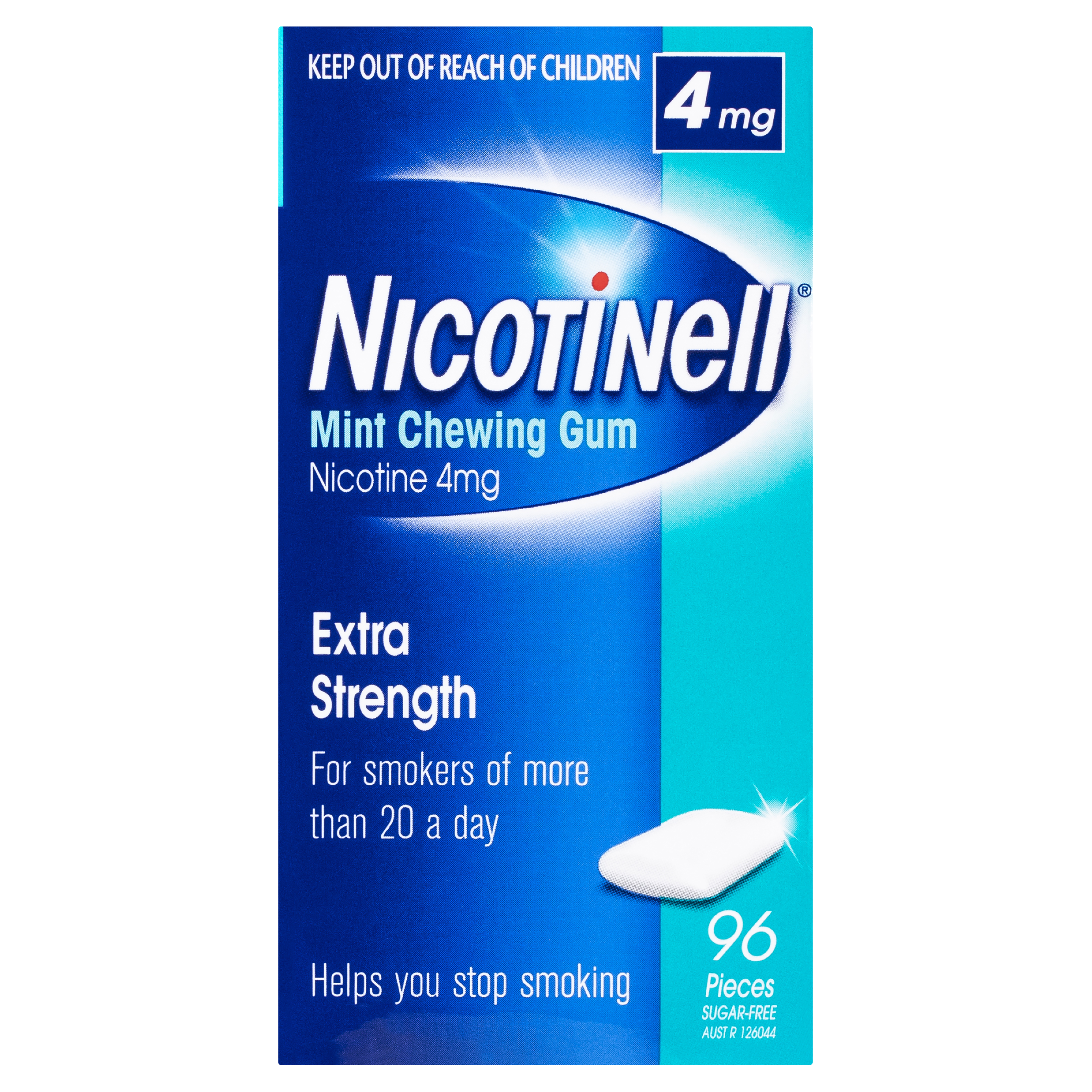 NICOTINELL MINT 4MG GUM 96 PACK - Image 2