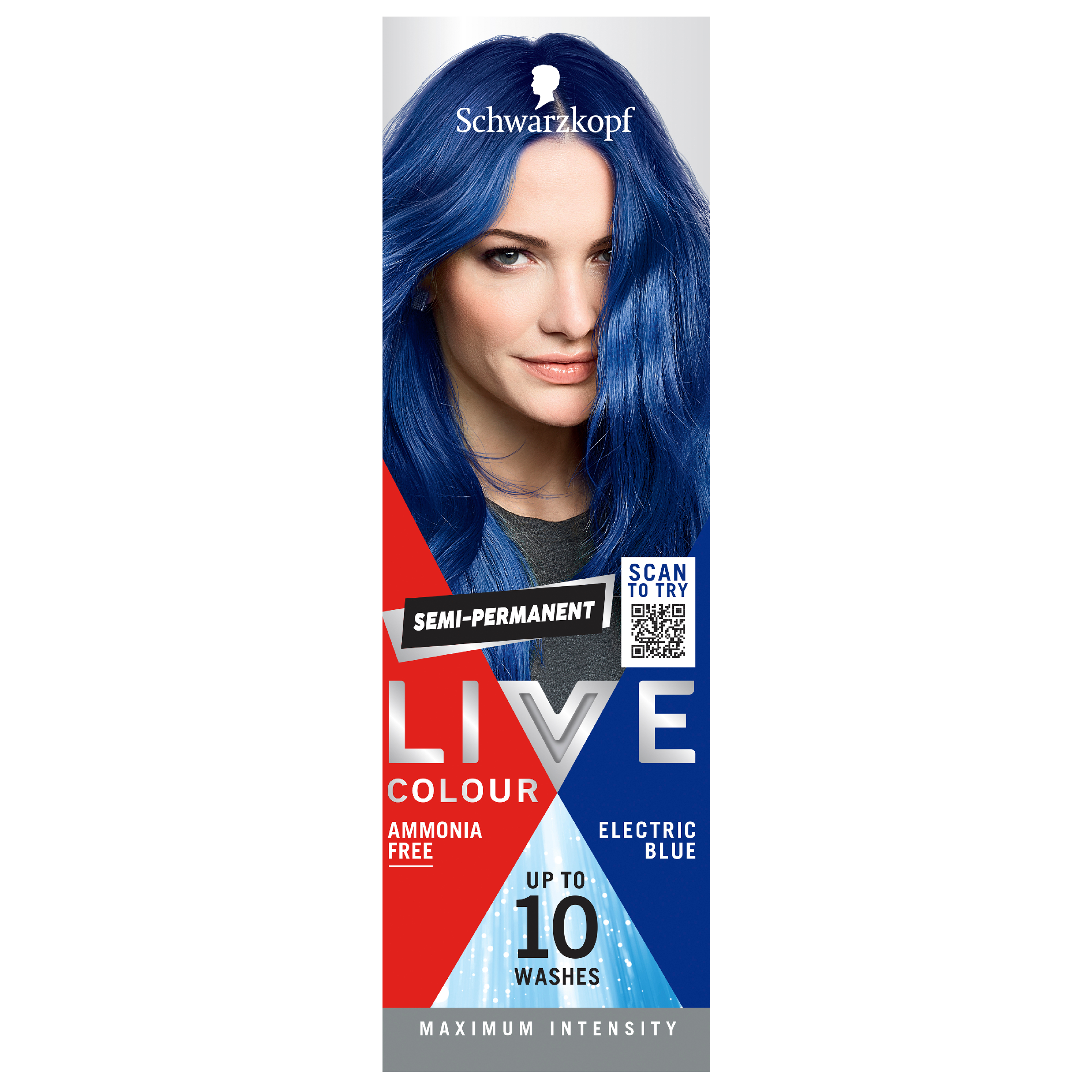 SCHWARZKOPF LIVE COLOUR ELECTRIC BLUE 75ML - Image 2