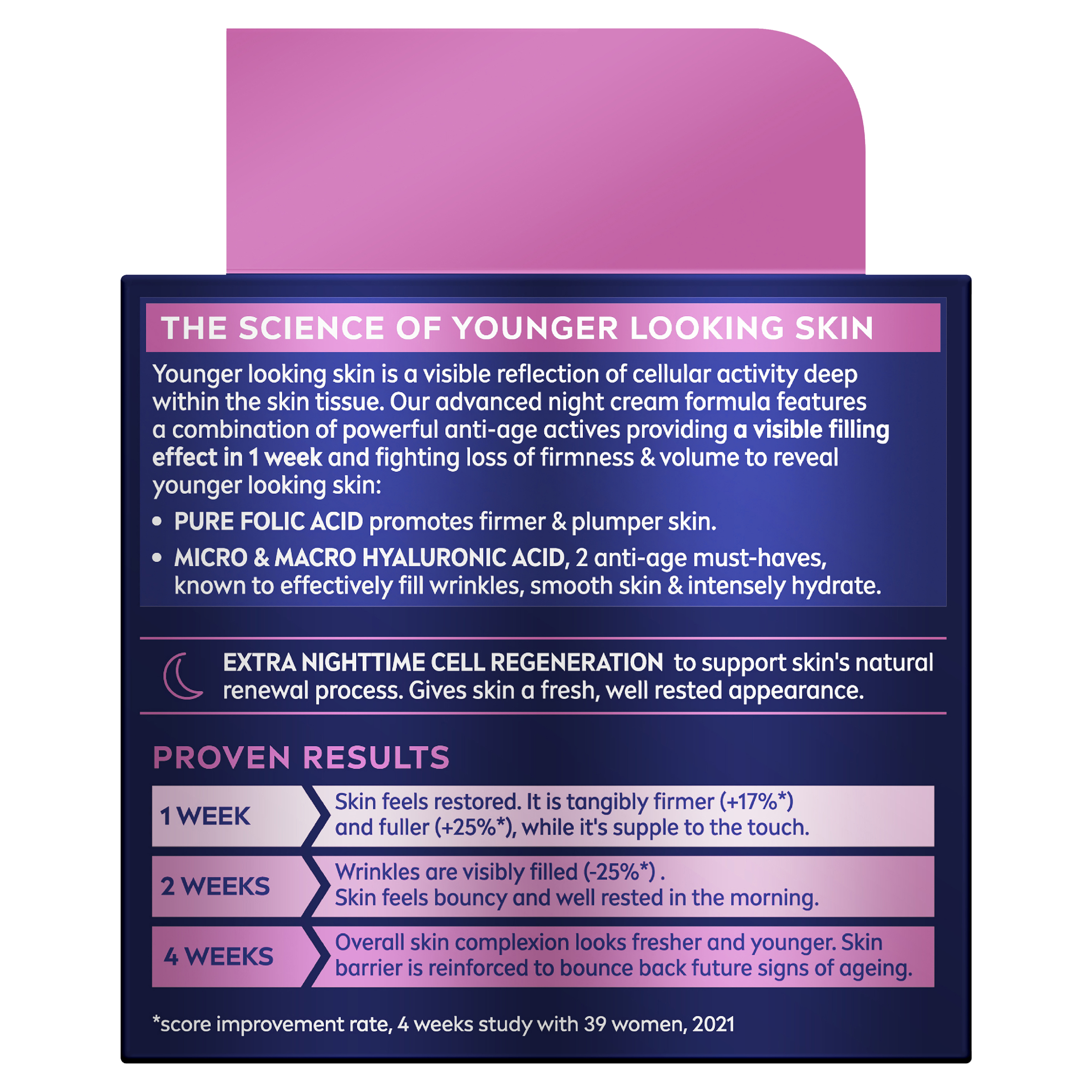 NIVEA CELLULAR EXPERT FILLER ANTI AGE NIGHT CREAM 50ML - Image 2