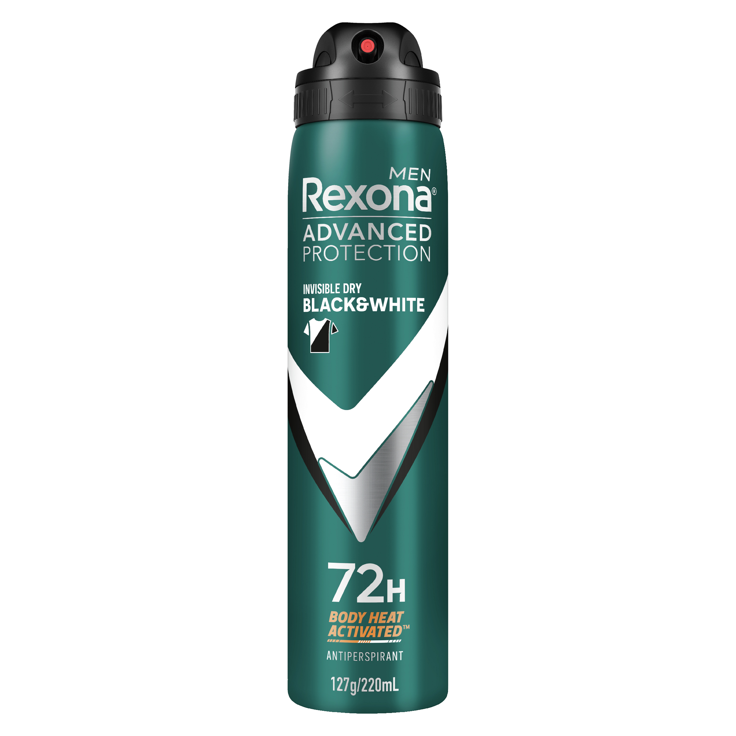 REXONA MEN ADVANCE PROTECT ANTIPERSPIRANT INVISIBLE DRY 72HR 220ML