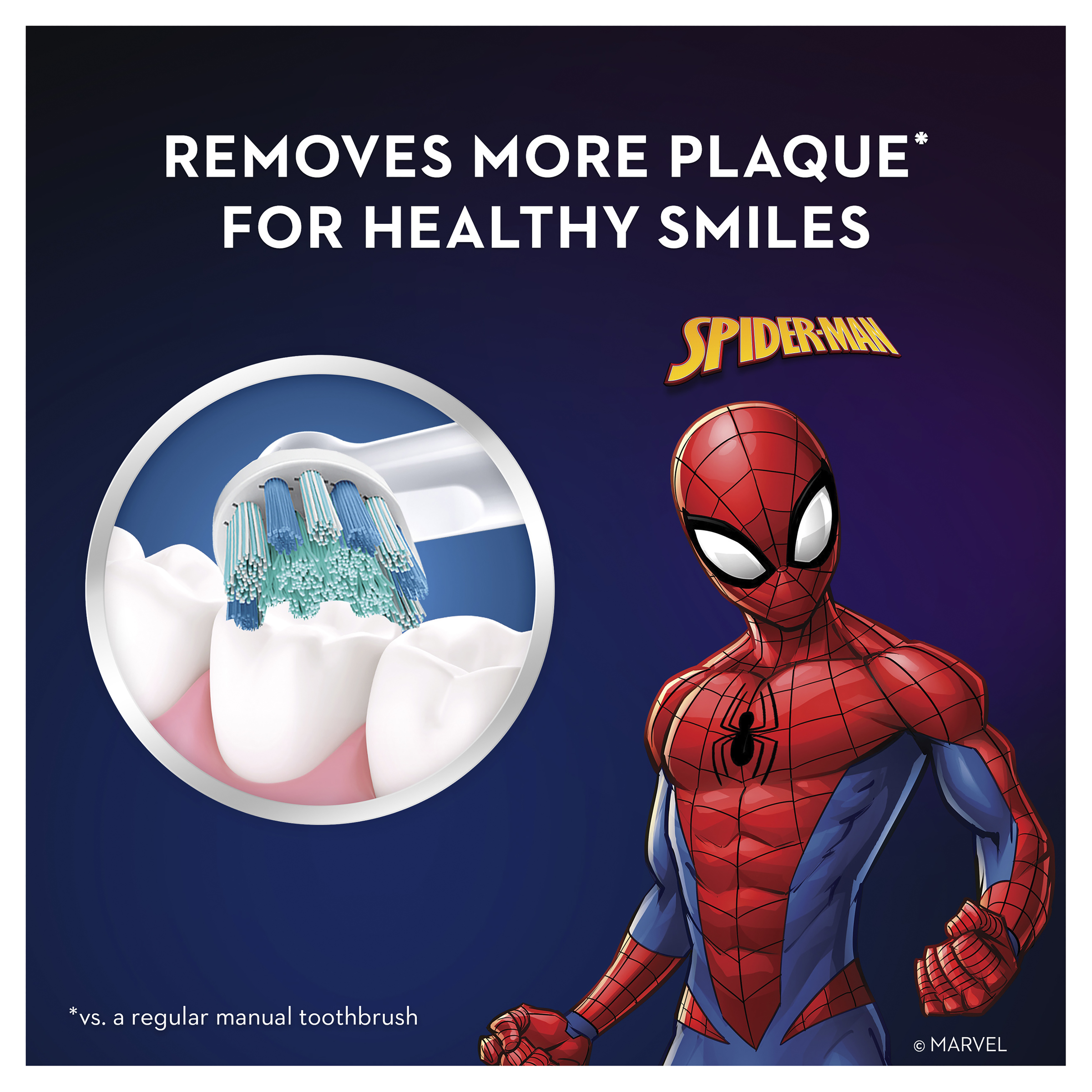 ORAL-B ELECTRIC TOOTHBRUSH SPIDERMAN ECOBOX 1 PACK - Image 2