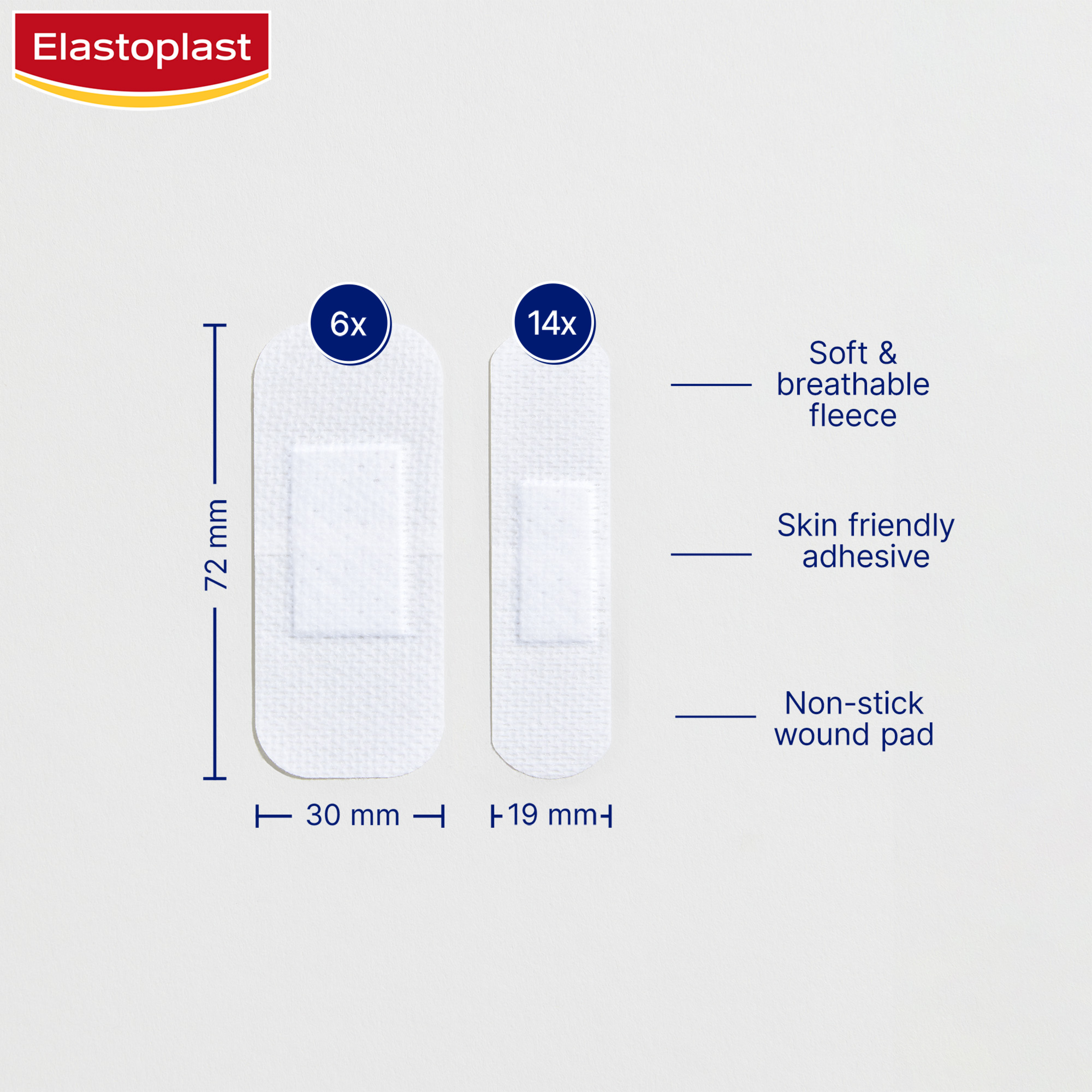 ELASTOPLAST SENSITIVE STRIPS ASSORTED 20 PACK - Image 3
