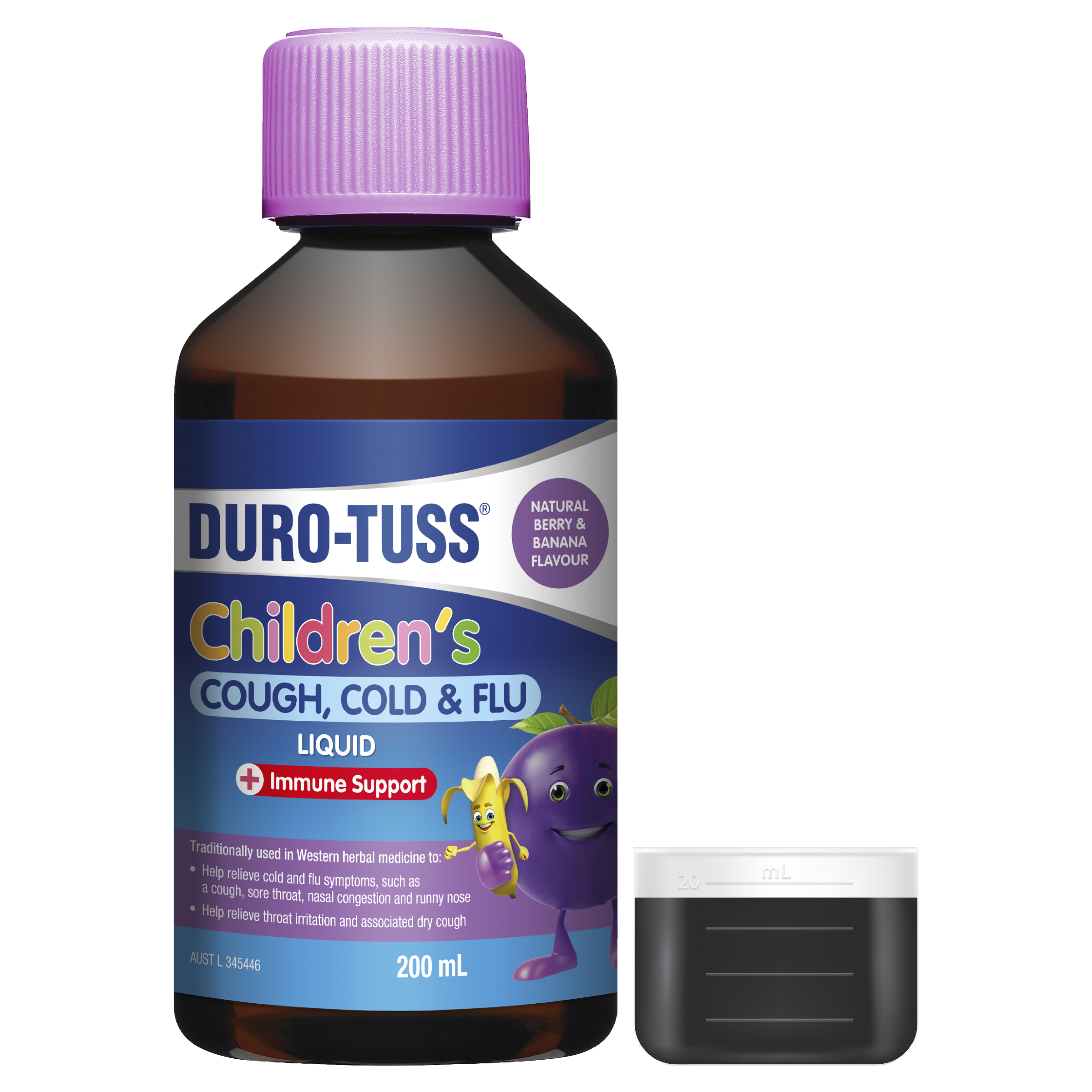 DURO-TUSS CHILD COUGH COLD & FLU + IMMUNE SUPPORT 200ML - Image 5