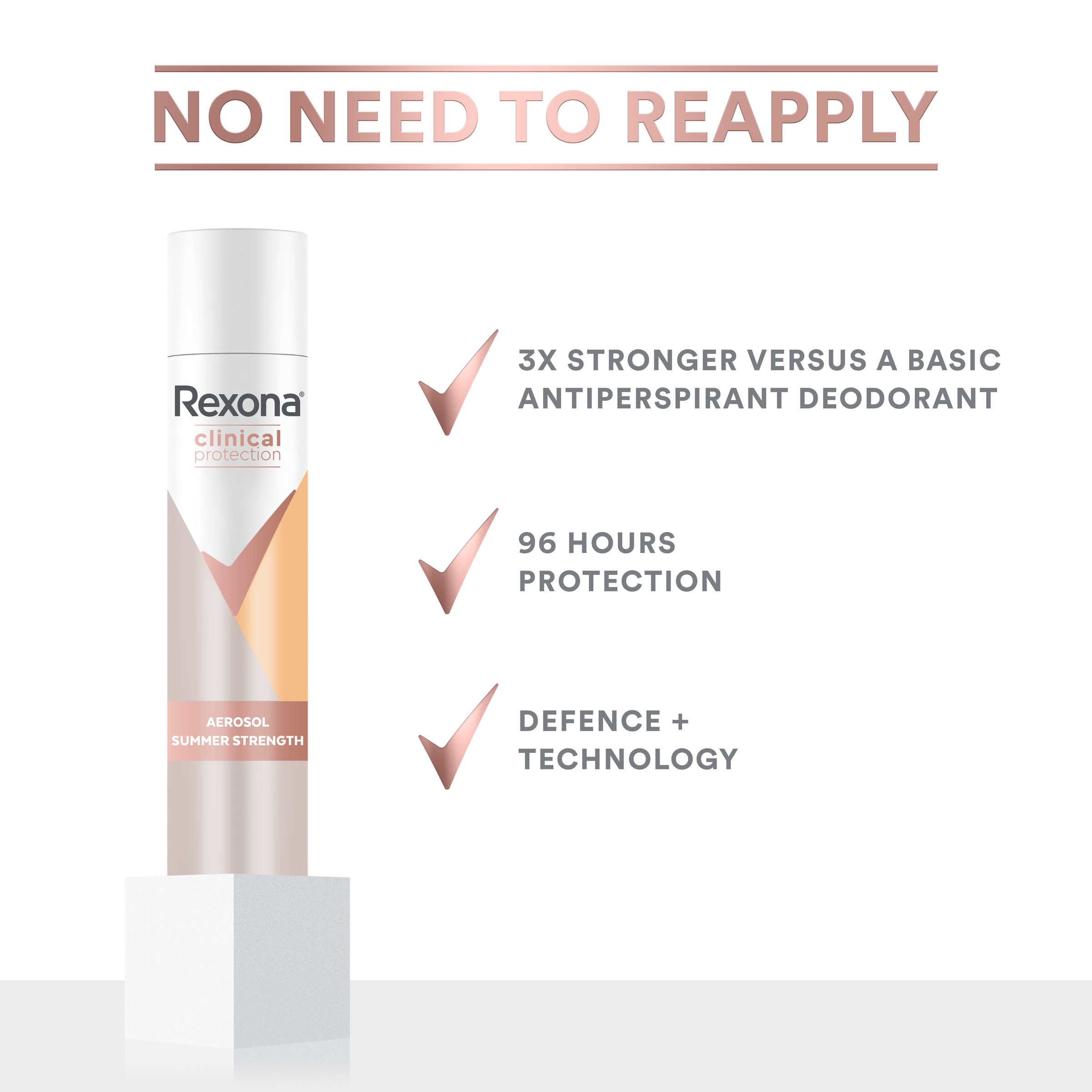 REXONA WOMEN CLINICAL ANTIPERSPIRANT SUMMER STRENGTH 96HR 180ML - Image 10