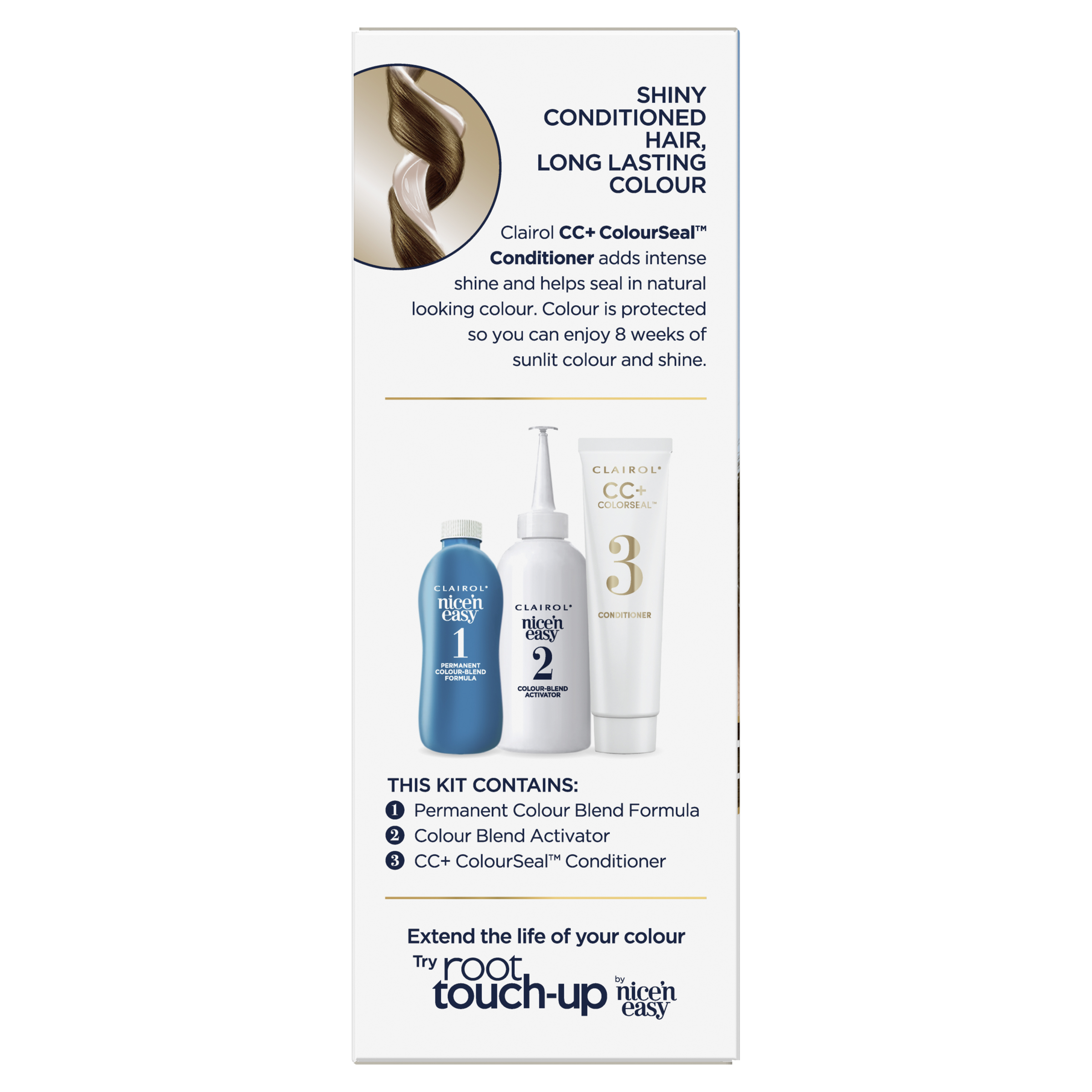 CLAIROL NICE N EASY 6A LIGHT ASH BROWN - Image 3