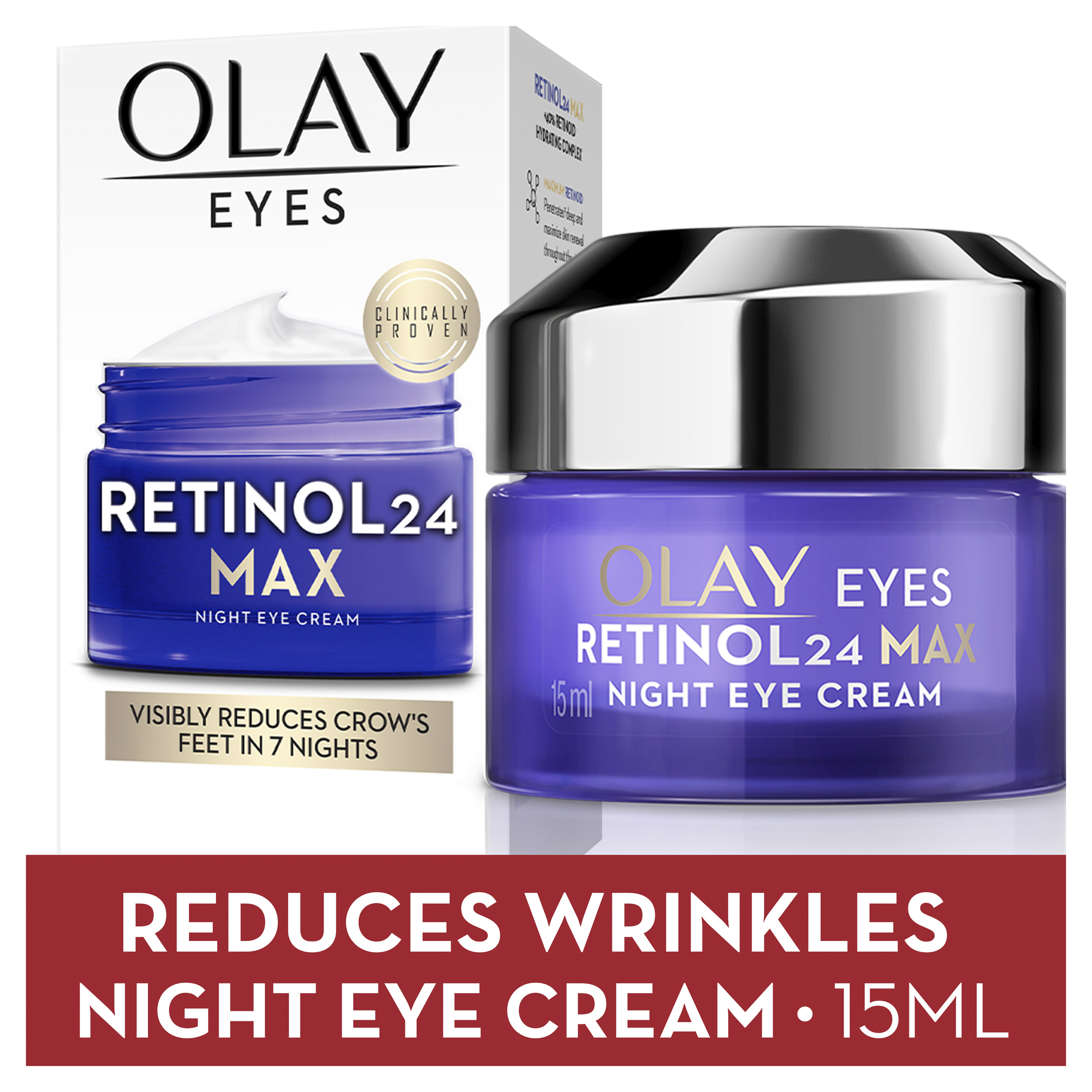 OLAY REGENERIST RETINOL 24 MAX EYE CREAM 15ML - Image 9