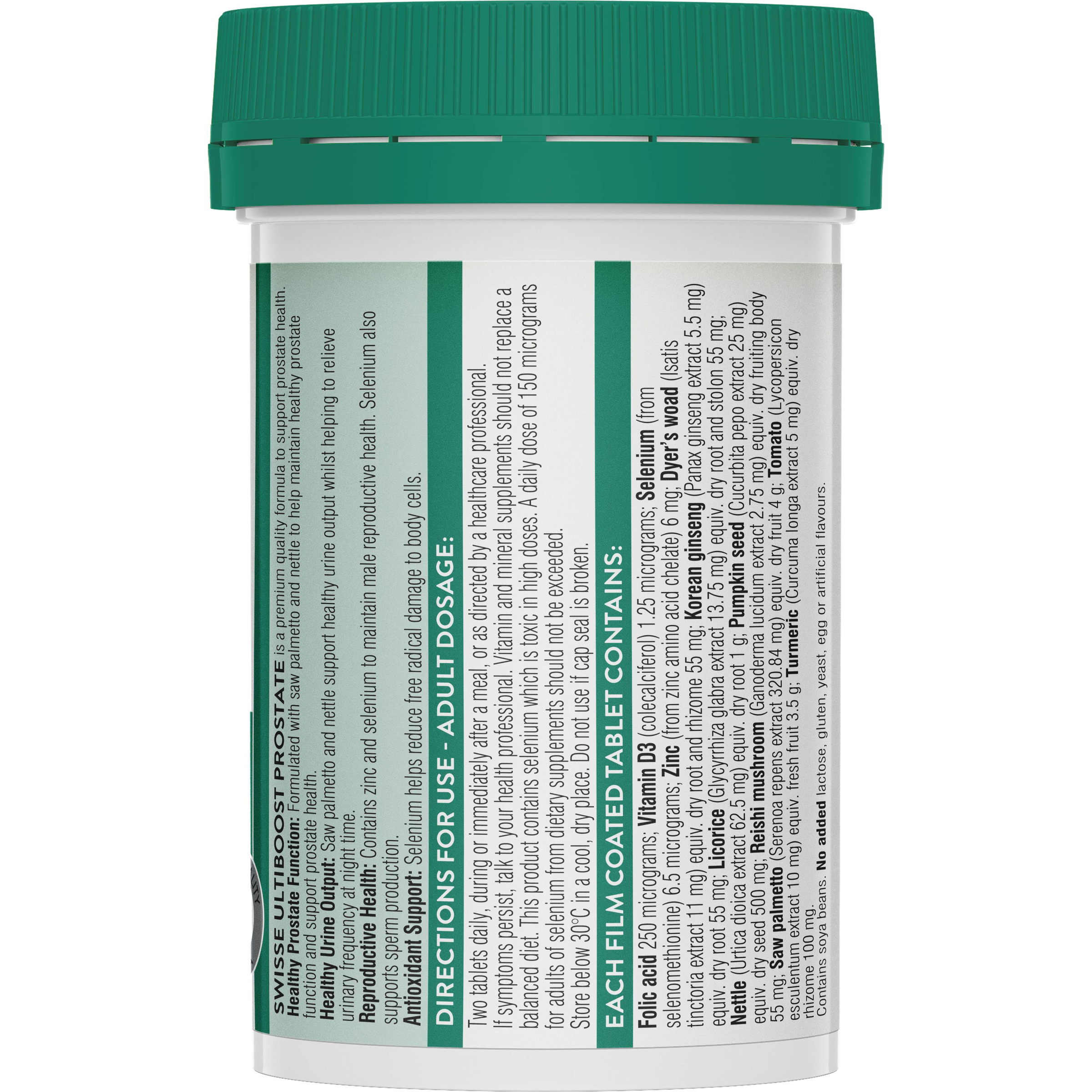 SWISSE PROSTATE 50 TABLETS - Image 2