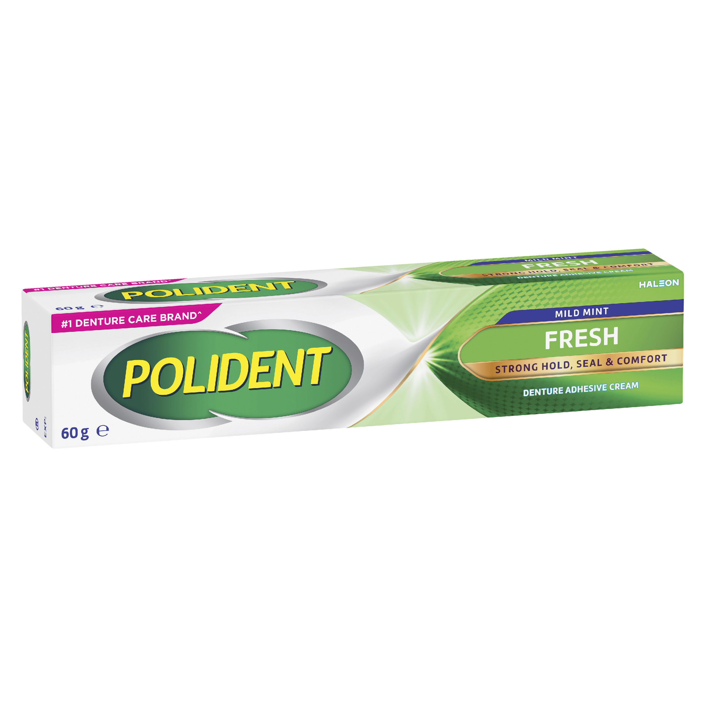 POLIDENT DENTURE ADHESIVE FRESH ACTIVE CREAM 60G