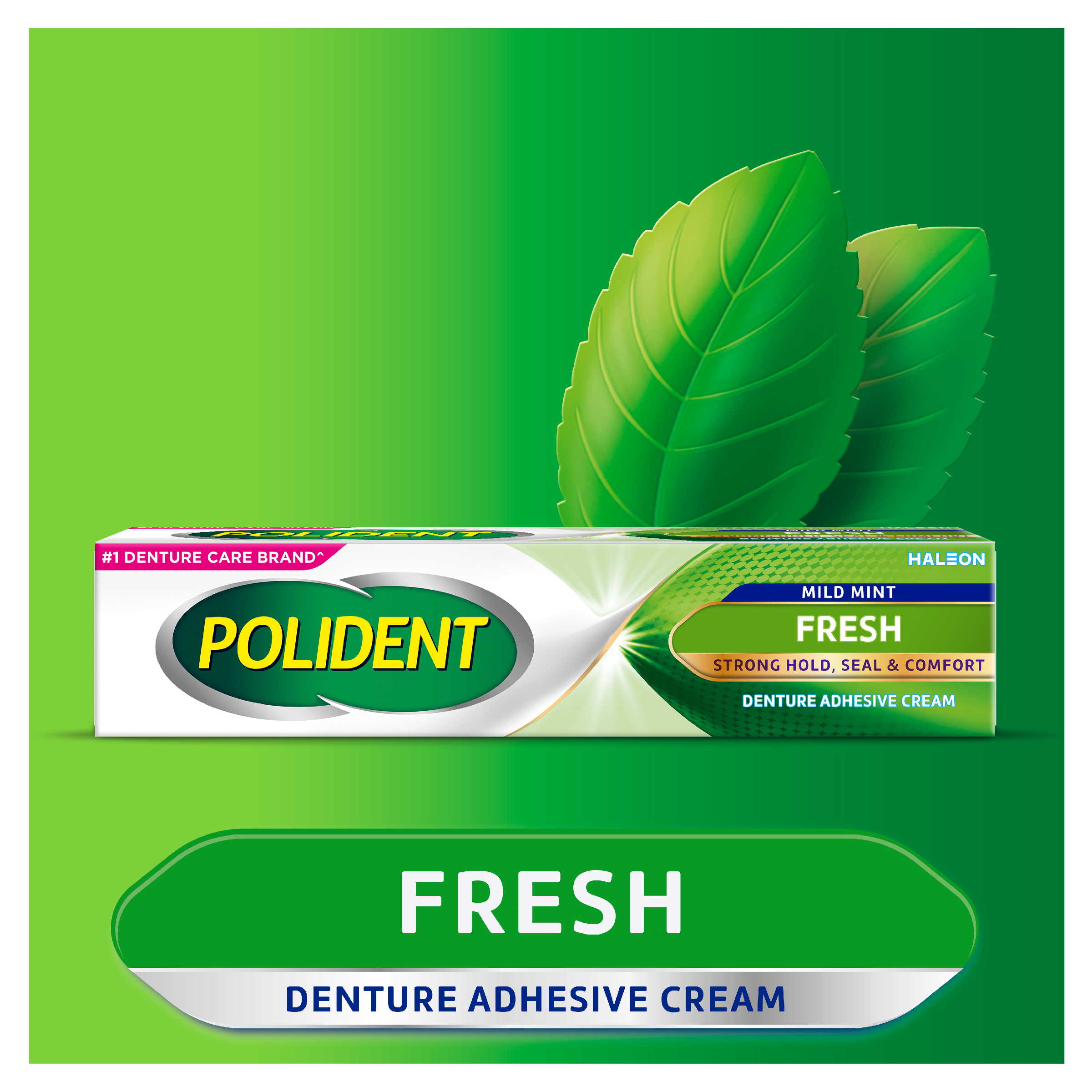 POLIDENT DENTURE ADHESIVE FRESH ACTIVE CREAM 60G - Image 9