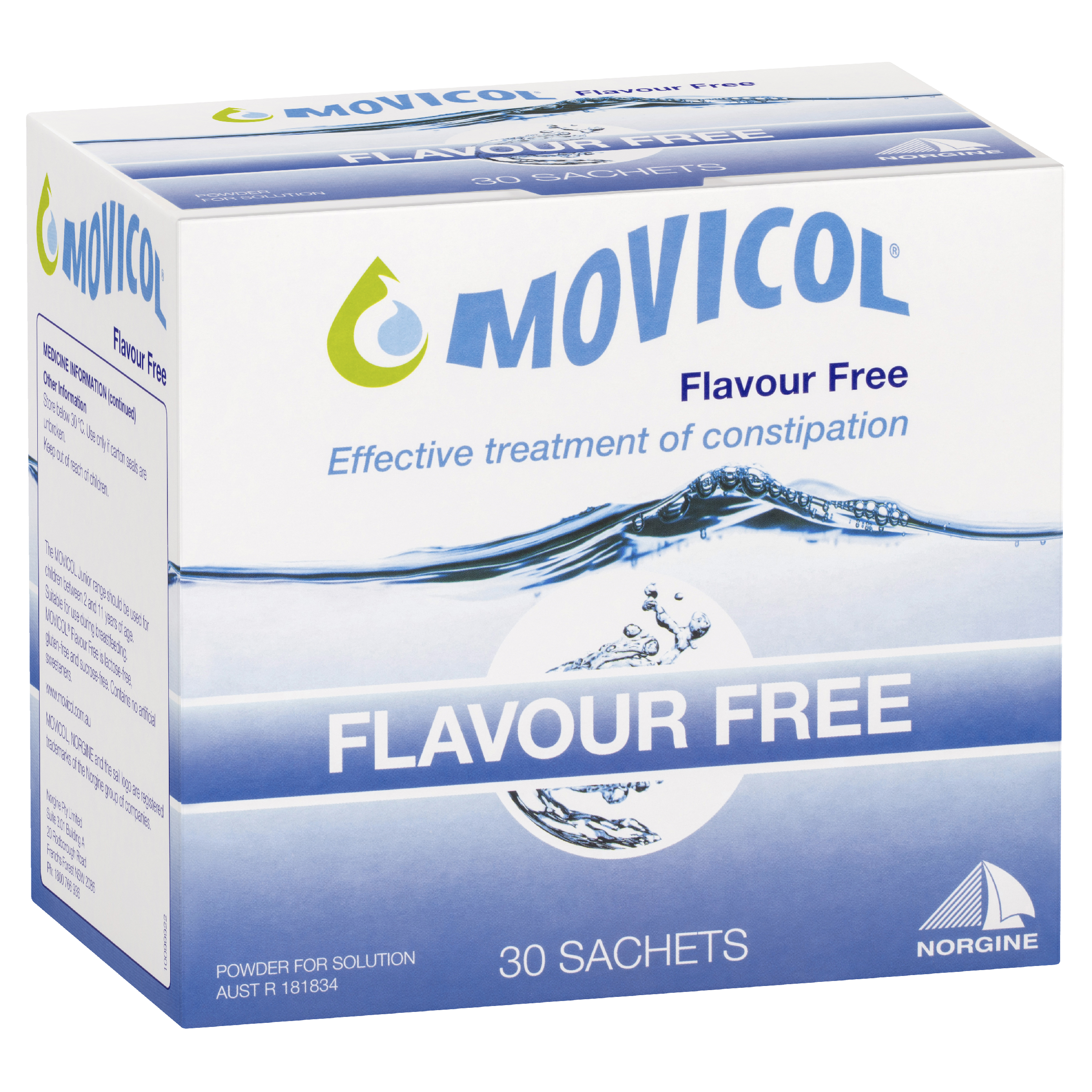 MOVICOL FLAVOUR FREE SACHETS 30 PACK