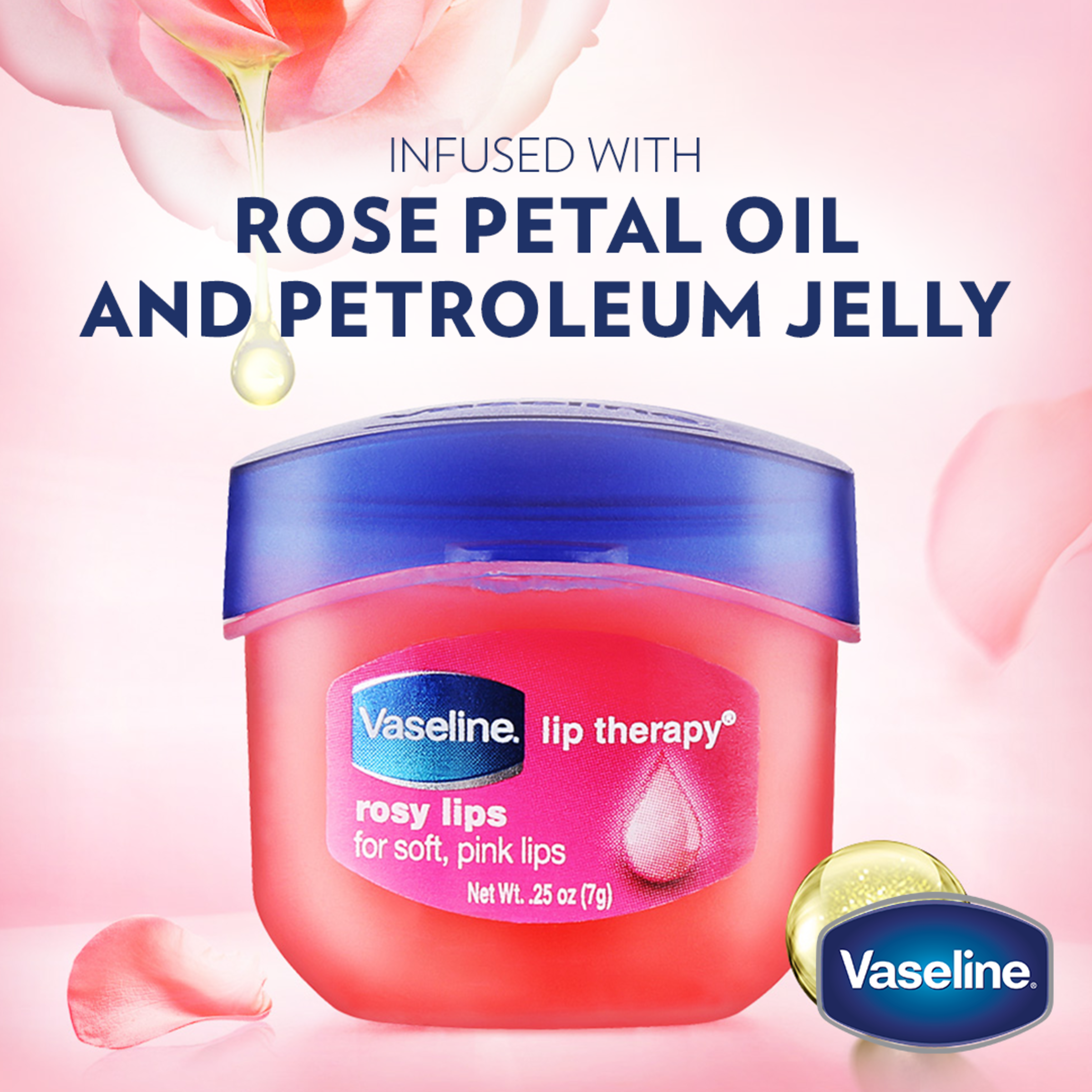 VASELINE LIP BALM CUTIE ROSY LIPS 7G - Image 5