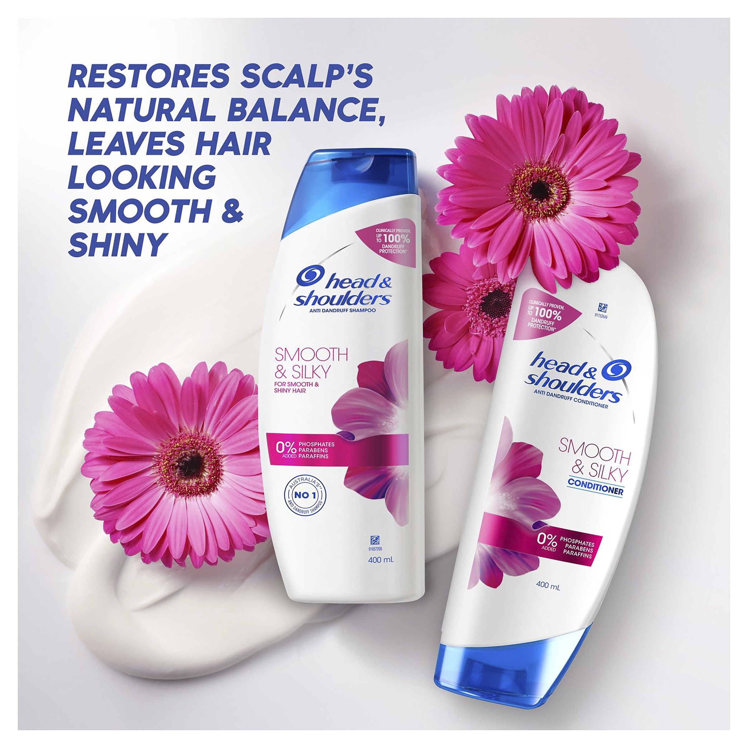 HEAD & SHOULDERS SMOOTH & SILKY CONDITIONER 400ML - Image 5