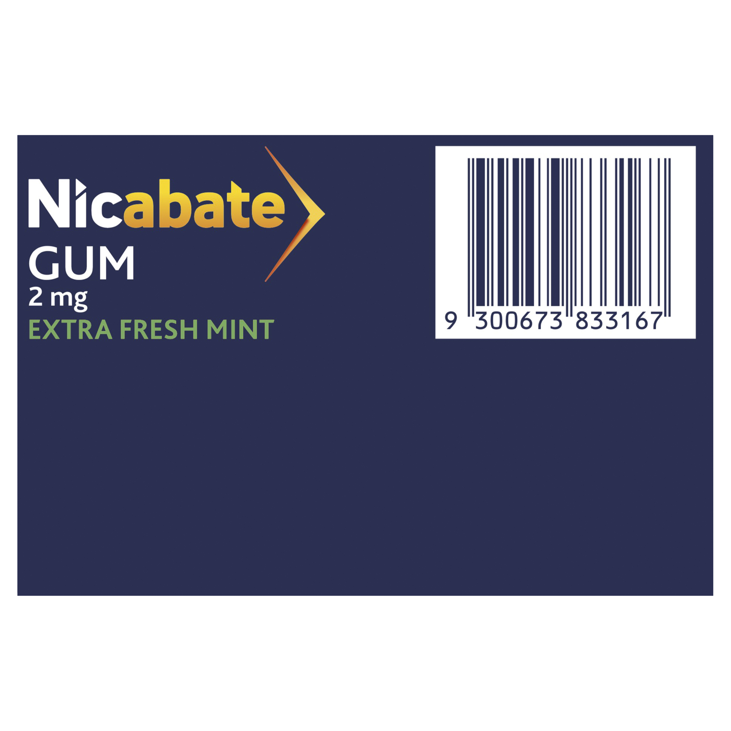 NICABATE GUM REGULAR EXTRA FRESH MINT 2MG 200 PACK - Image 11
