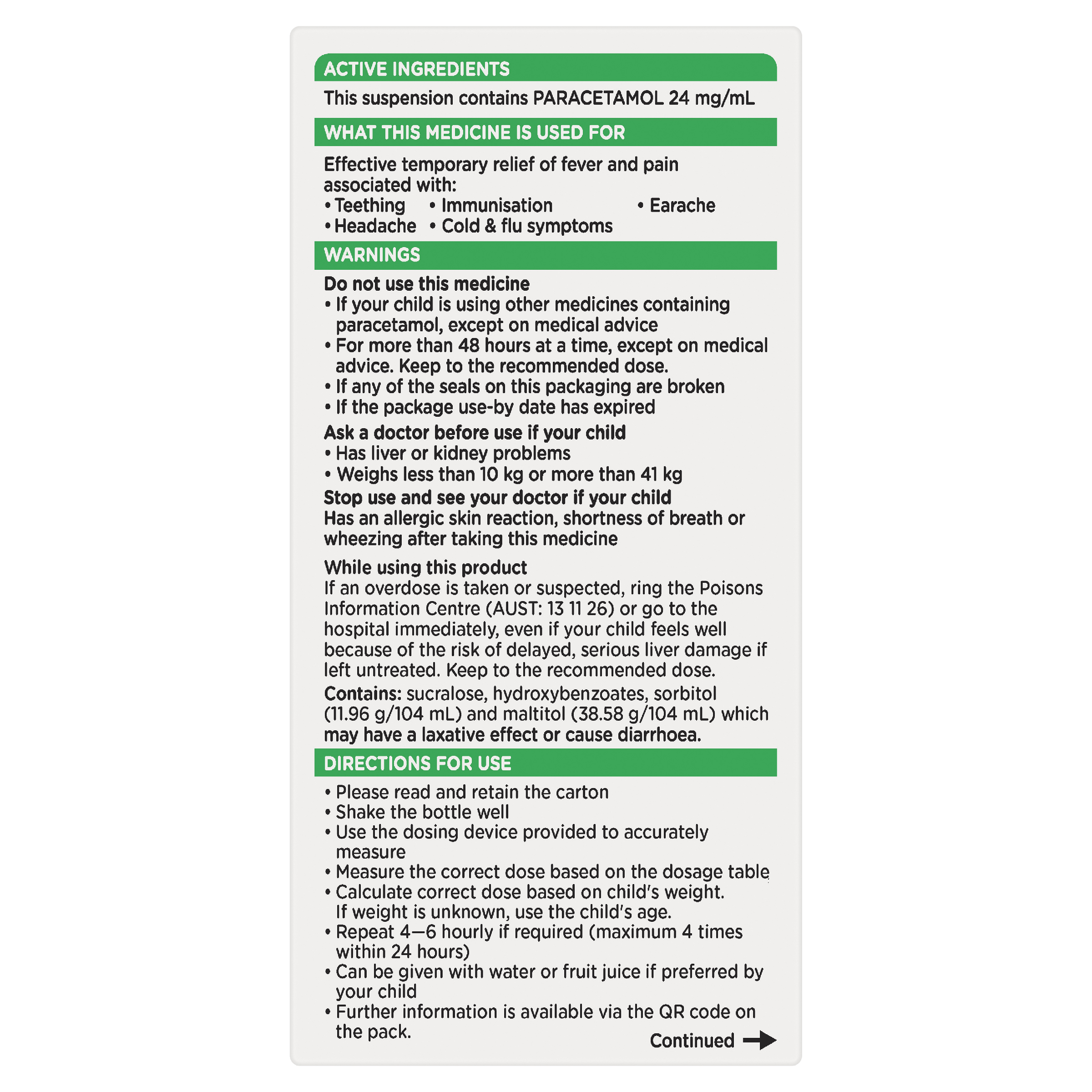 PANADOL CHILDREN 1 YEARS - 5 YEARS STRAWBERRY SUSPENSION 200ML - Image 6